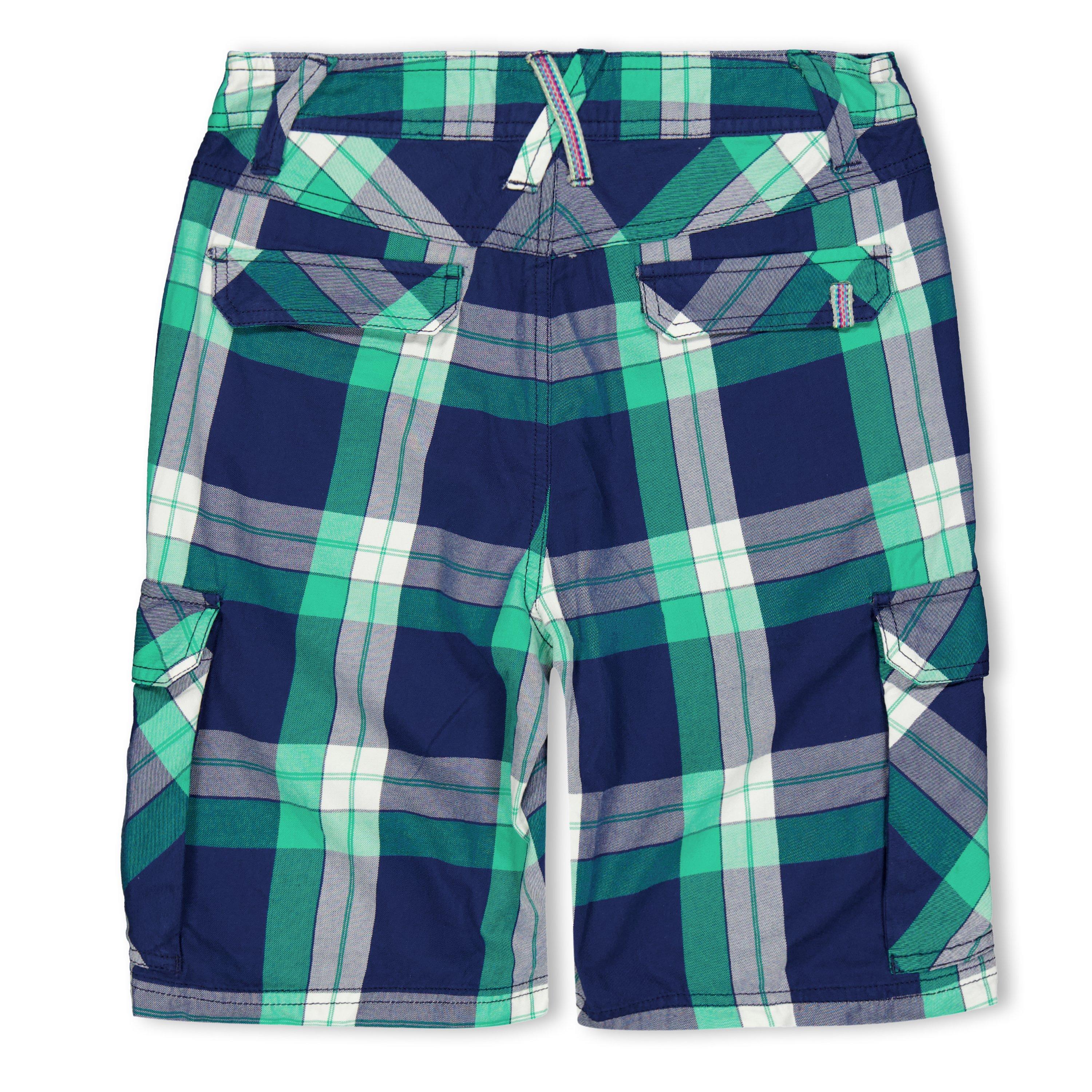 Green - Puma - Unisex Kids' Check Walking Shorts - 2