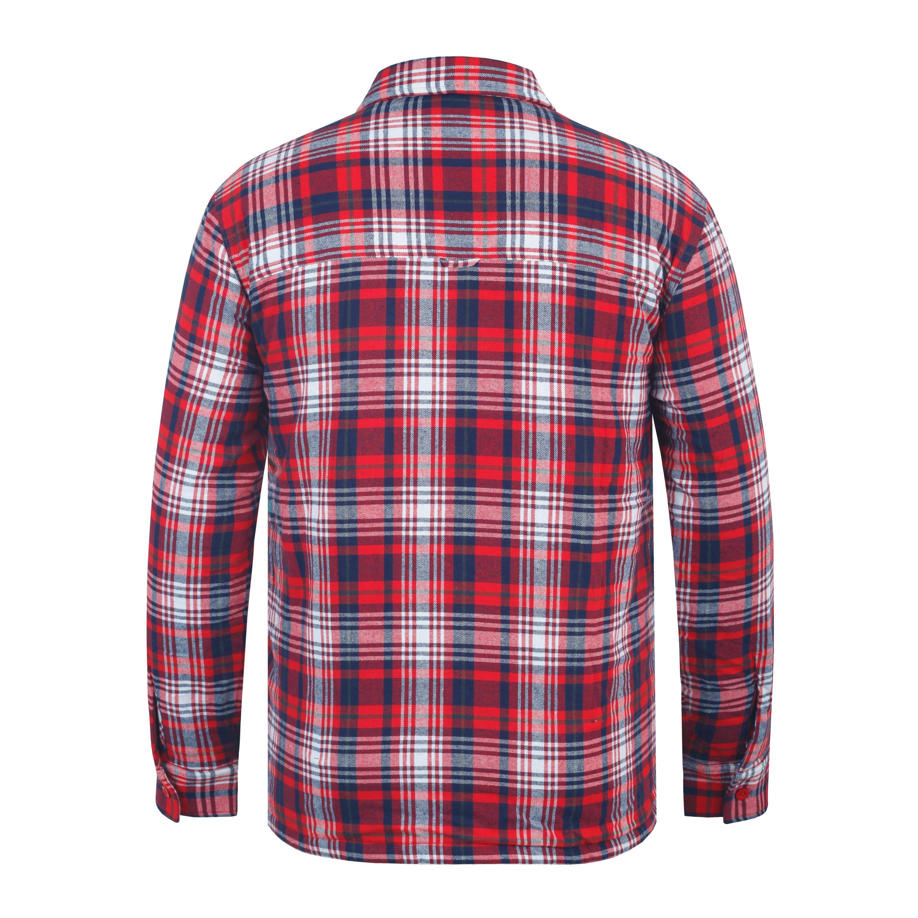 Rot - Gelert - Long Sleeve Flannel Shirt Mens - 2