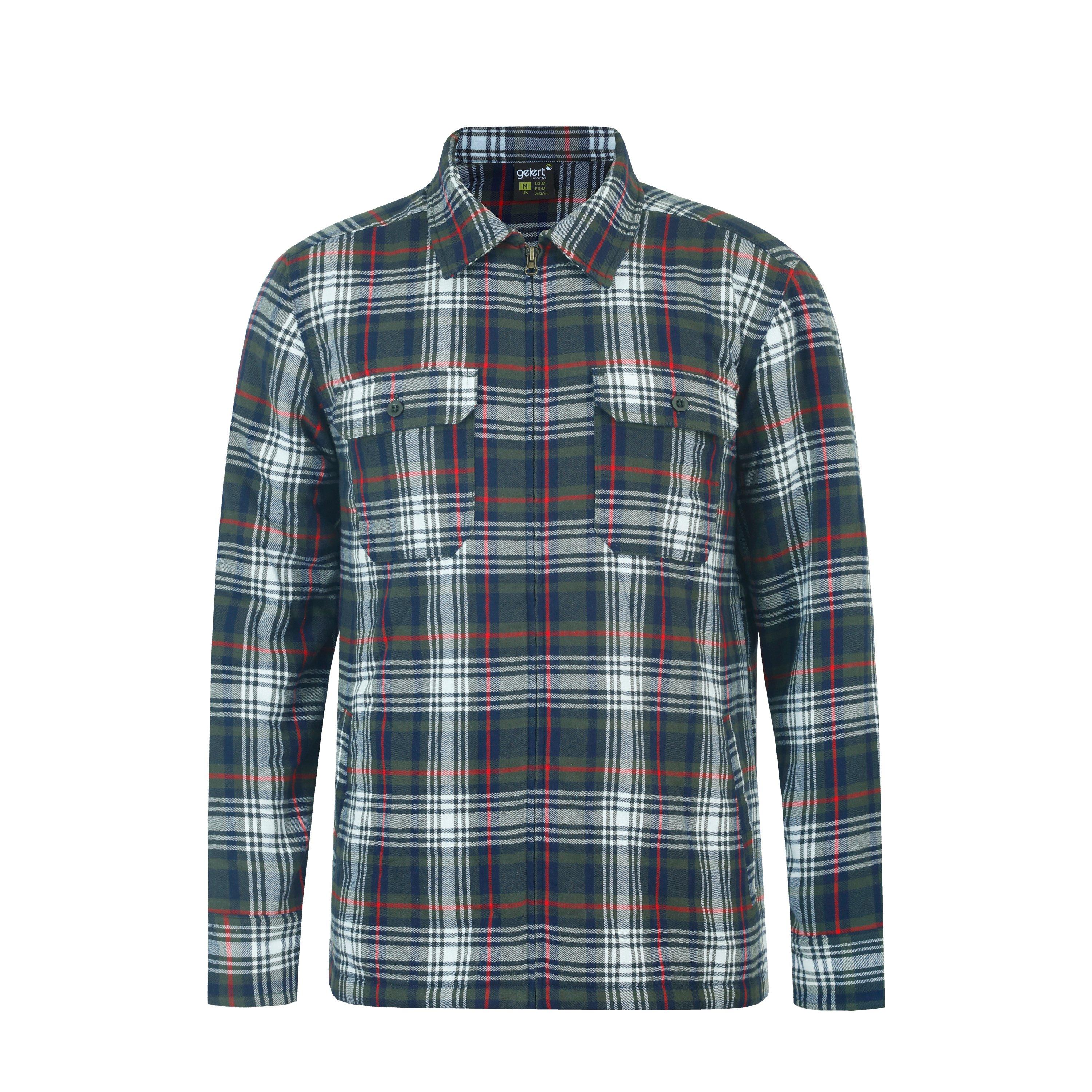 Green - Gelert - Long Sleeve Flannel Shirt Mens - 1