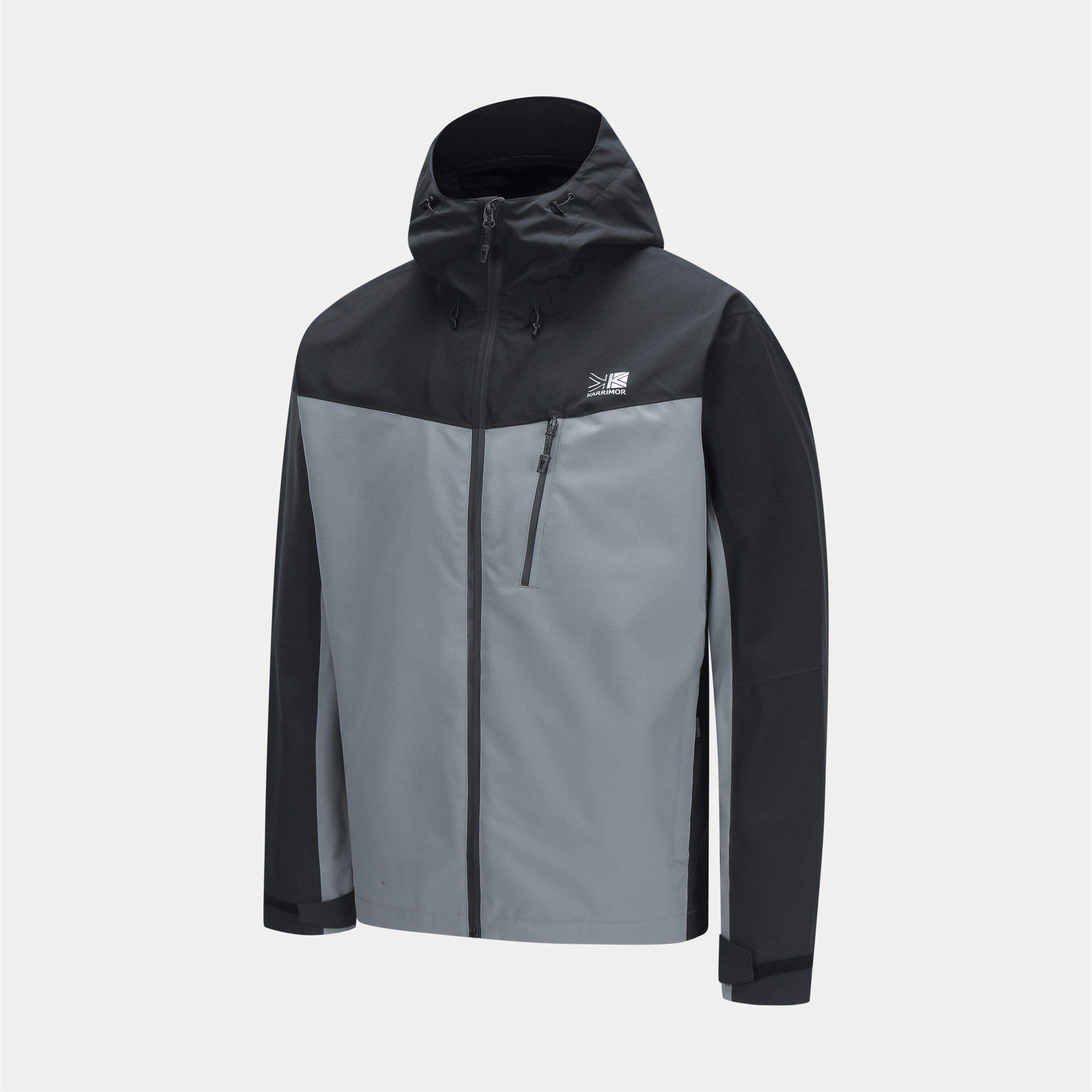 Negro/Gris - Karrimor - Men's 4-Way Stretch Water and Wind Resistant Waterproof Jacket - 3