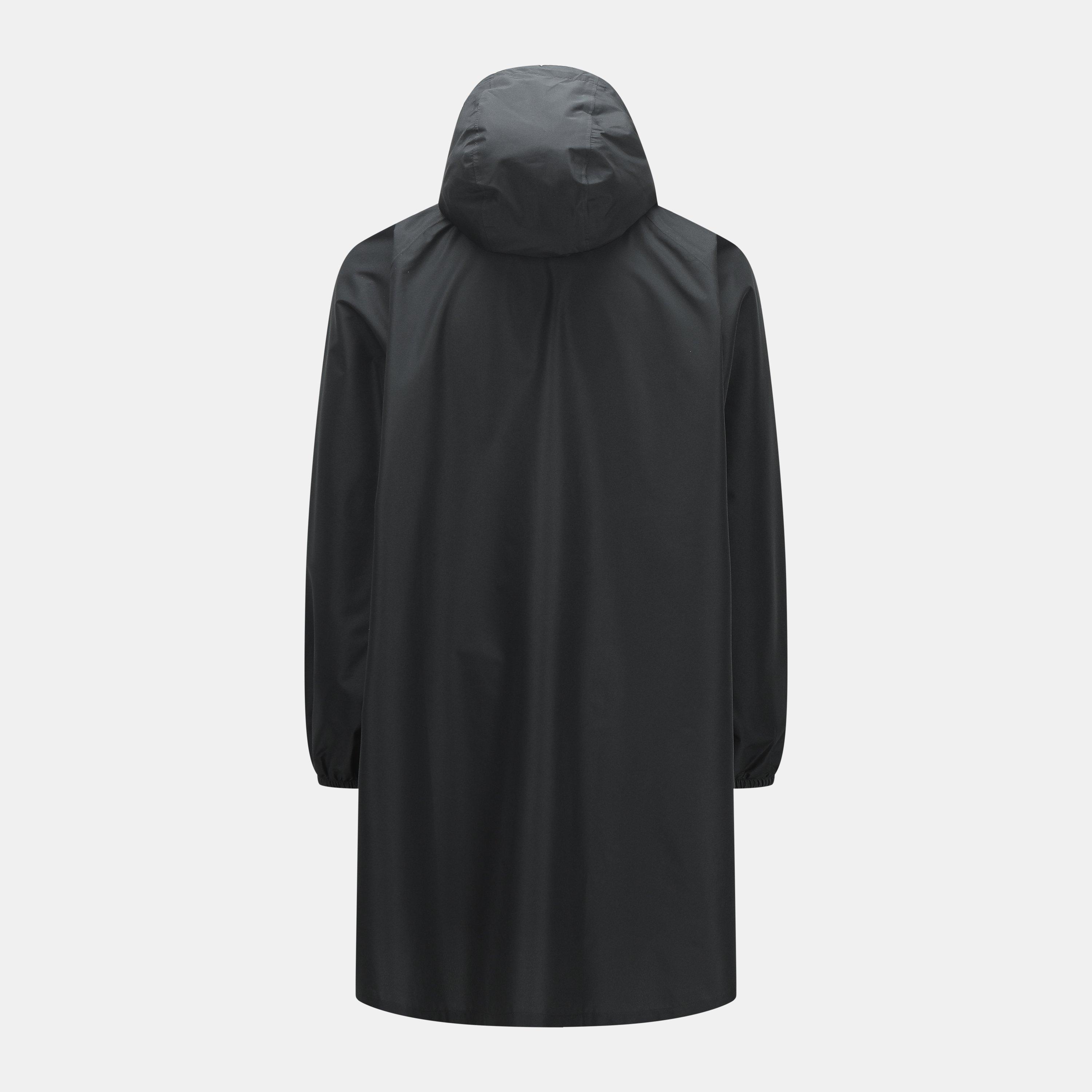 Preto - Gelert - Men's Long Length Waterproof Hooded Poncho - 2