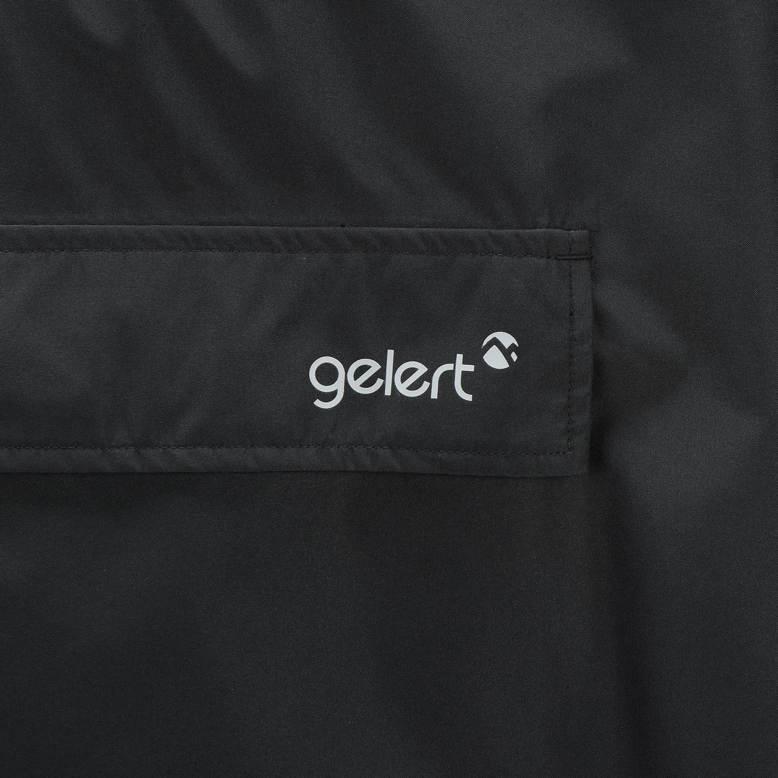 Preto - Gelert - Men's Long Length Waterproof Hooded Poncho - 4