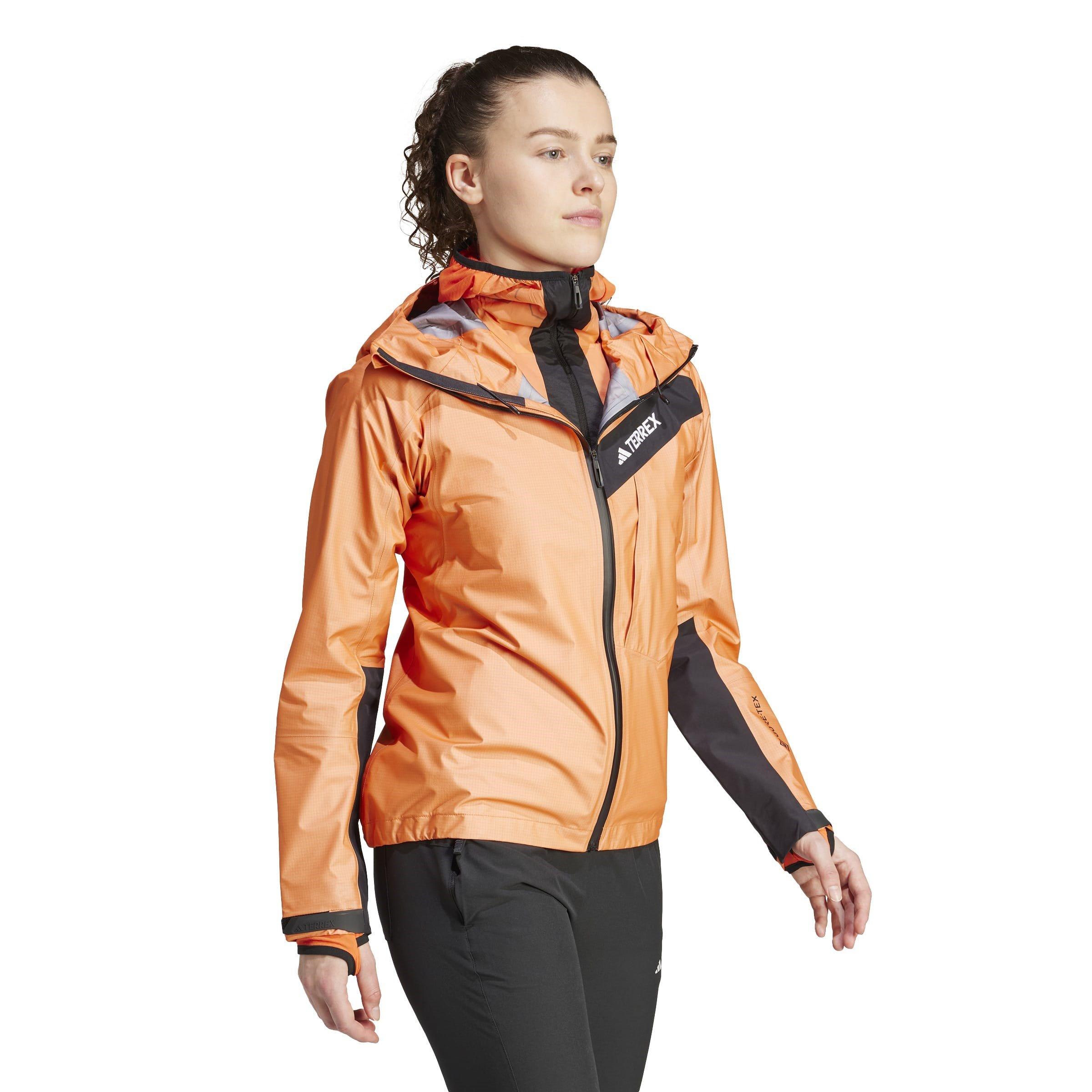Utjecajna narančasta - adidas - Track Waterproof Jacket - 4