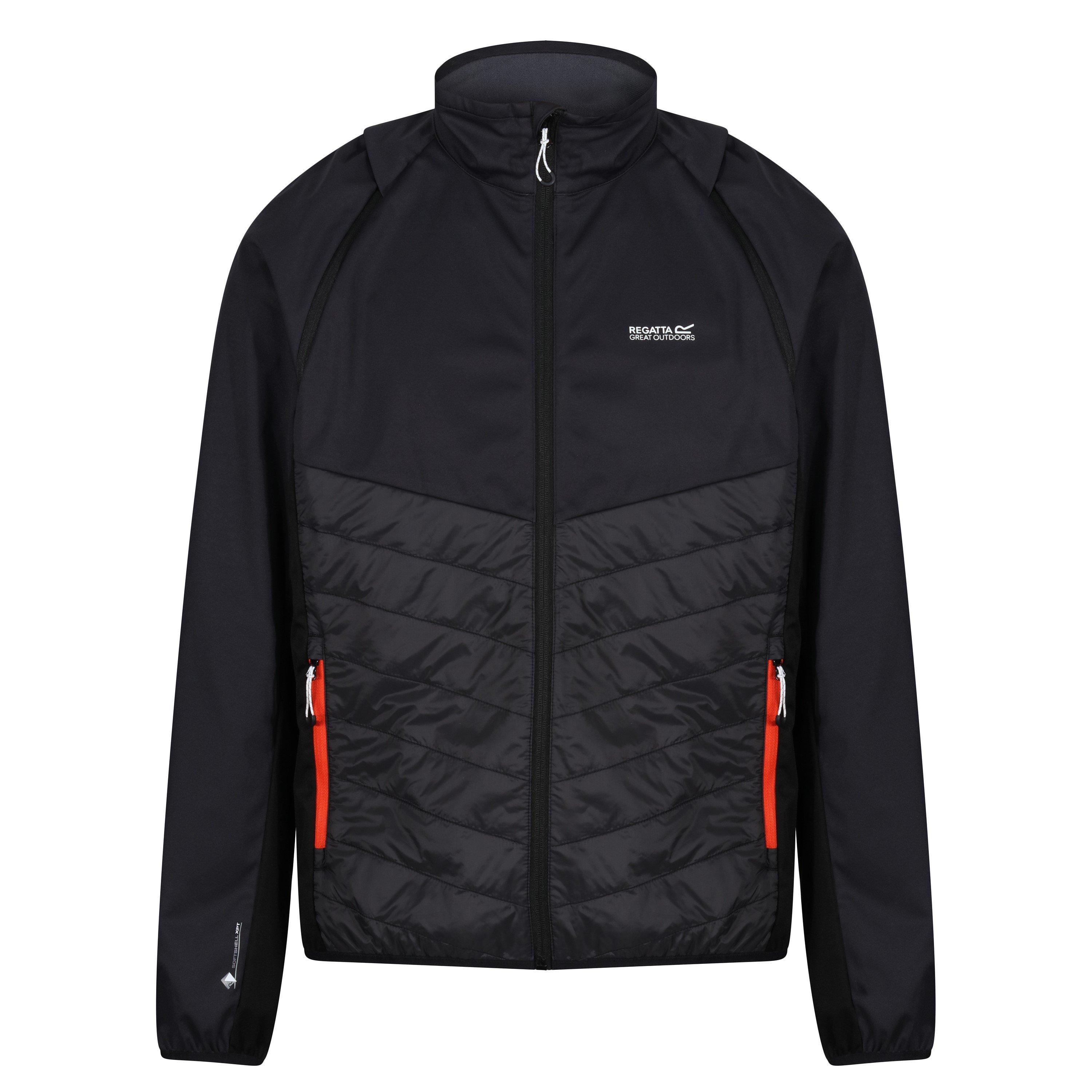 Ash/Black - Regatta - Men's Stern Hybrid Softshell Jacket - 1