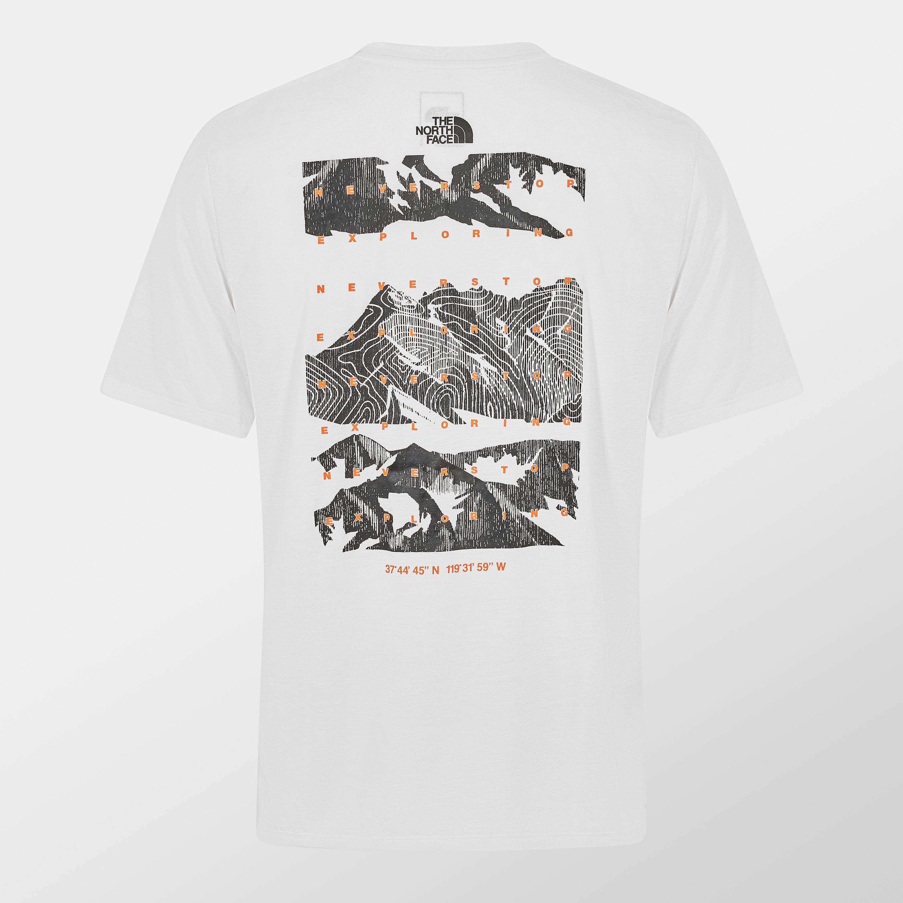 Duna Bianca - The North Face - Men's Foundation Mountains Faces Short-Sleeve Performance T-Shirt - 1