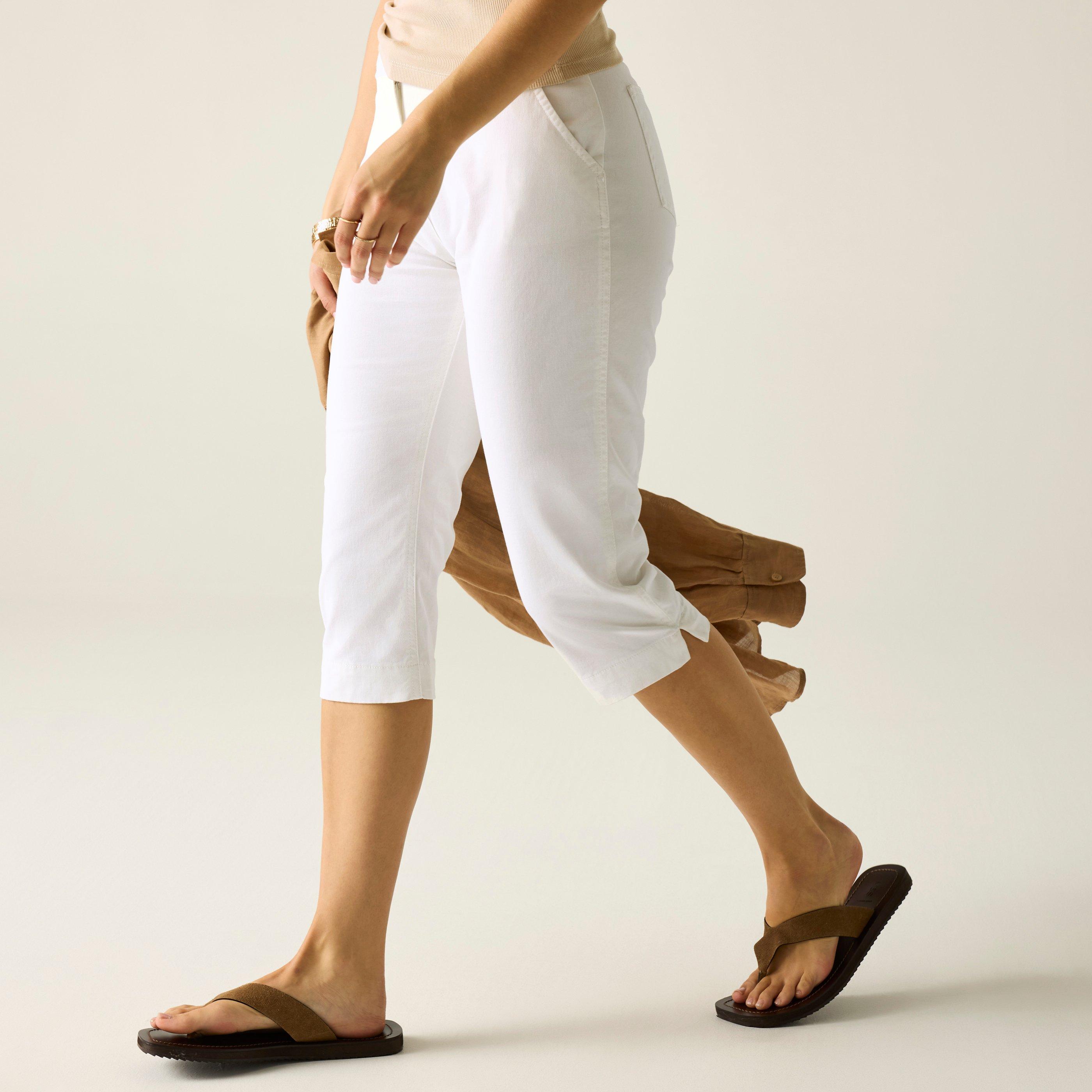 Regatta Women's Bayletta Capri Walking Trousers - White - 10 (S)