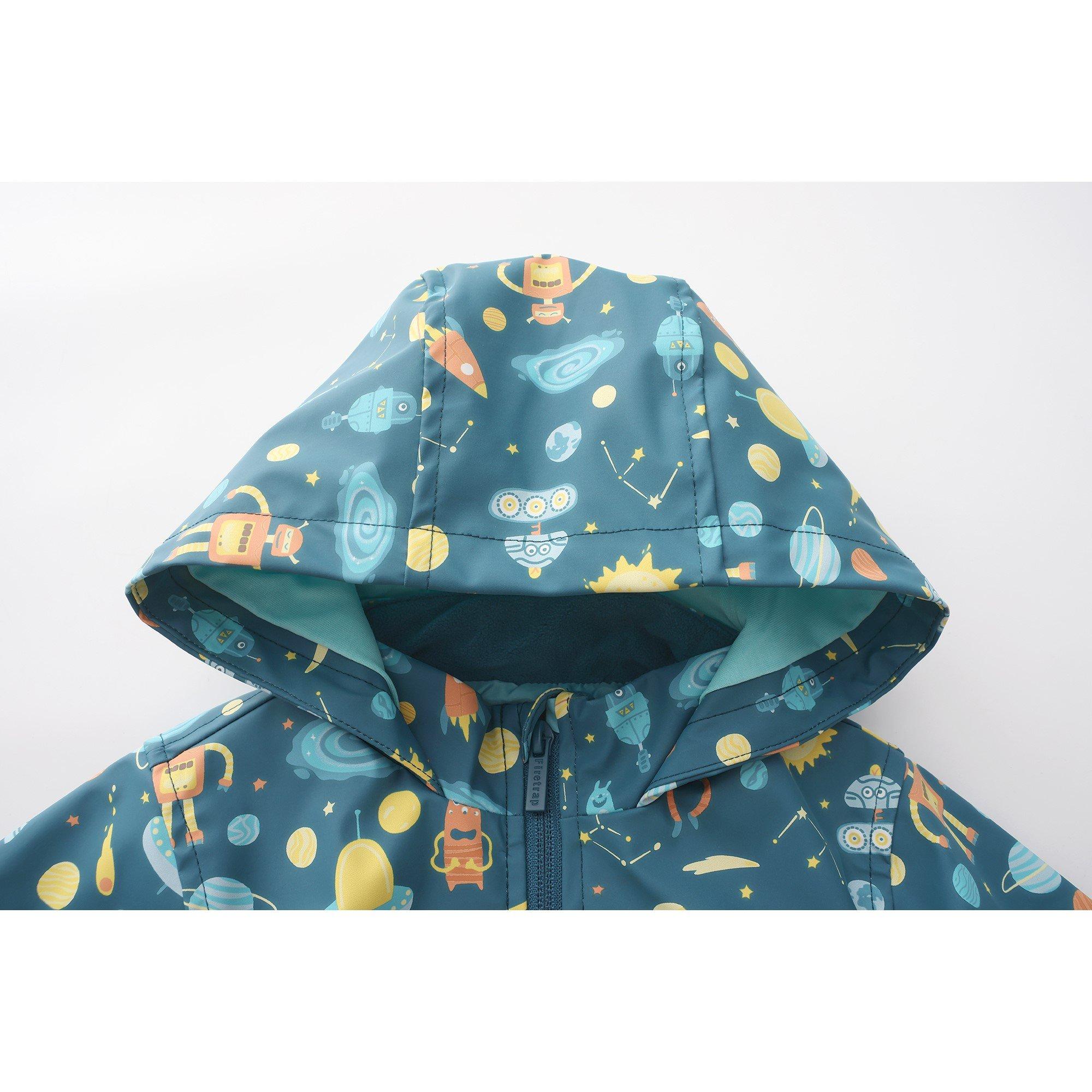 Blue - Firetrap - Kids' Waterproof Rain Anorak - 3