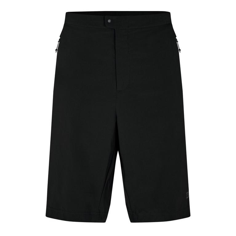 Noir - Jack Wolfskin - Armani EA7 Core ID Sorte shorts i sweatshirtstof med lille logo - 1