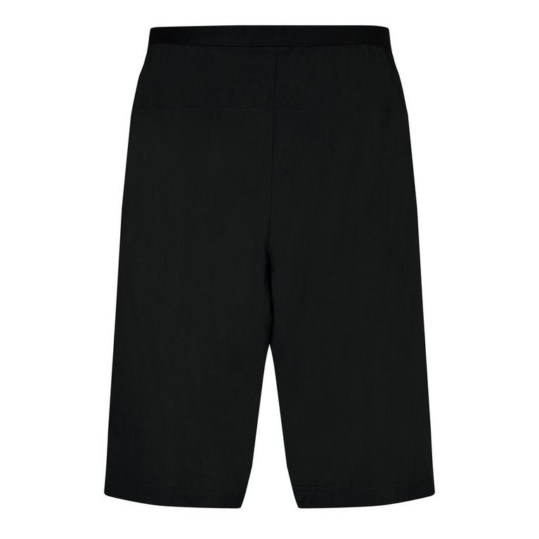Noir - Jack Wolfskin - Armani EA7 Core ID Sorte shorts i sweatshirtstof med lille logo - 2