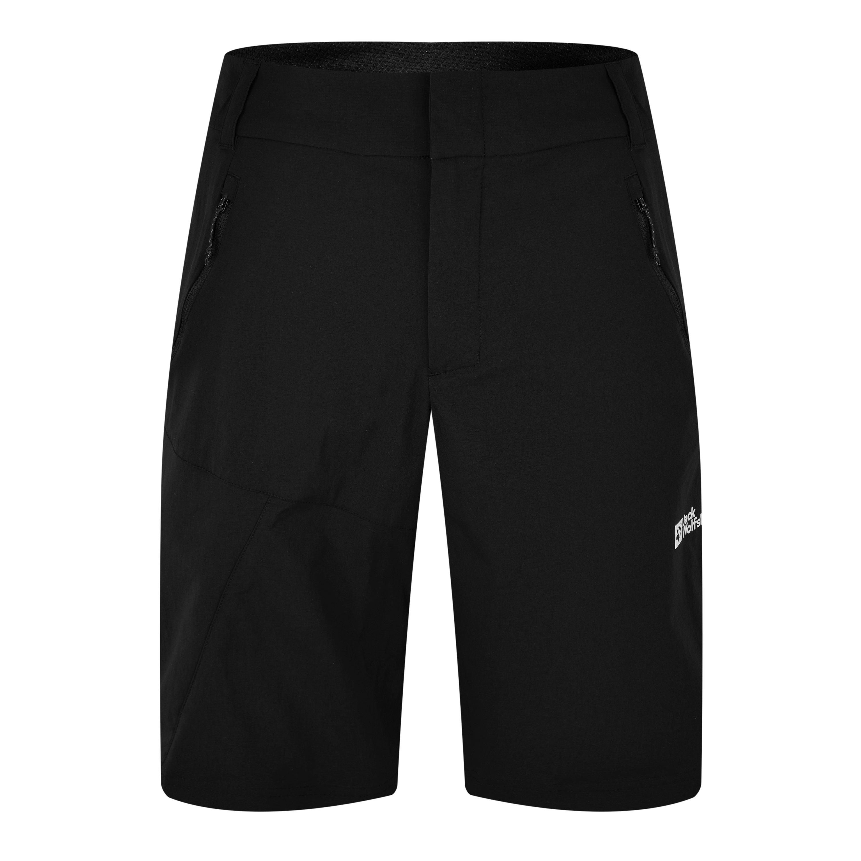 Sort - Jack Wolfskin - Fleece Jogger Shorts - 5