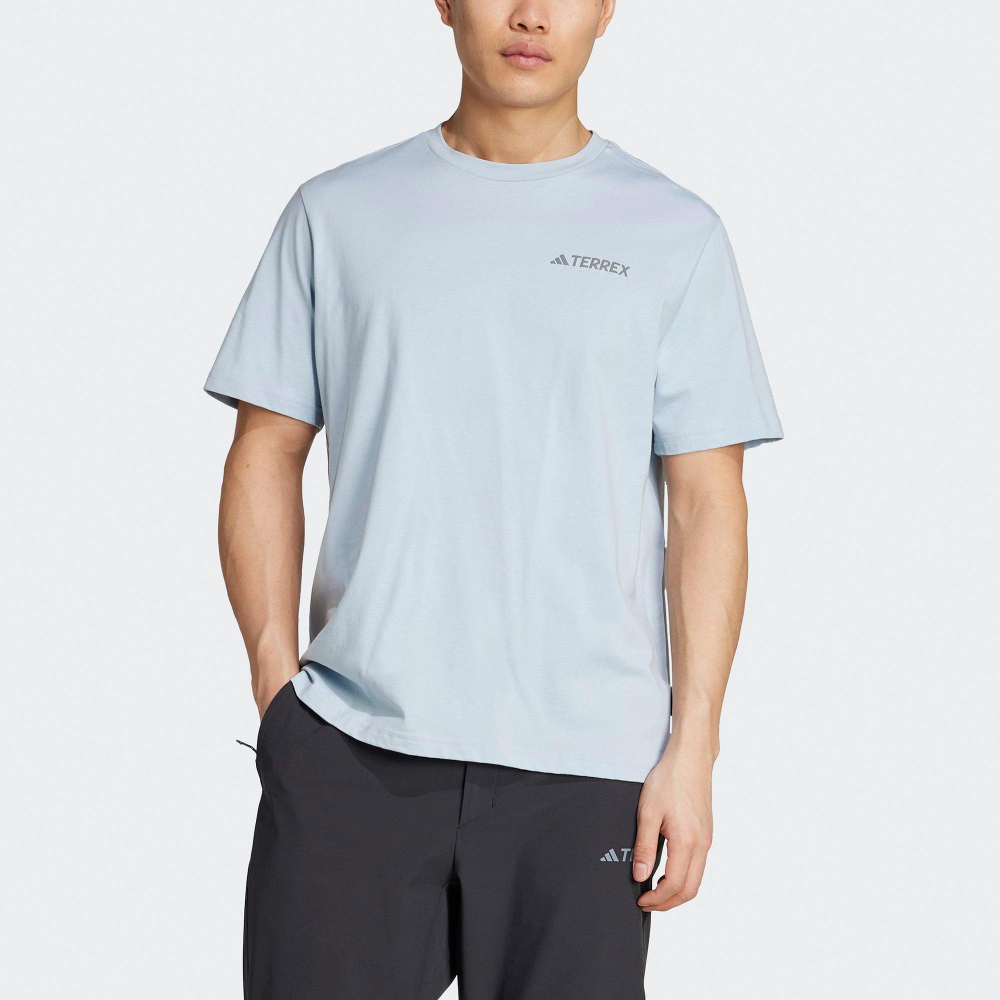 Wonder Blue - adidas - adidas Mens Terrex Polygiene Graphic T-Shirt - 2