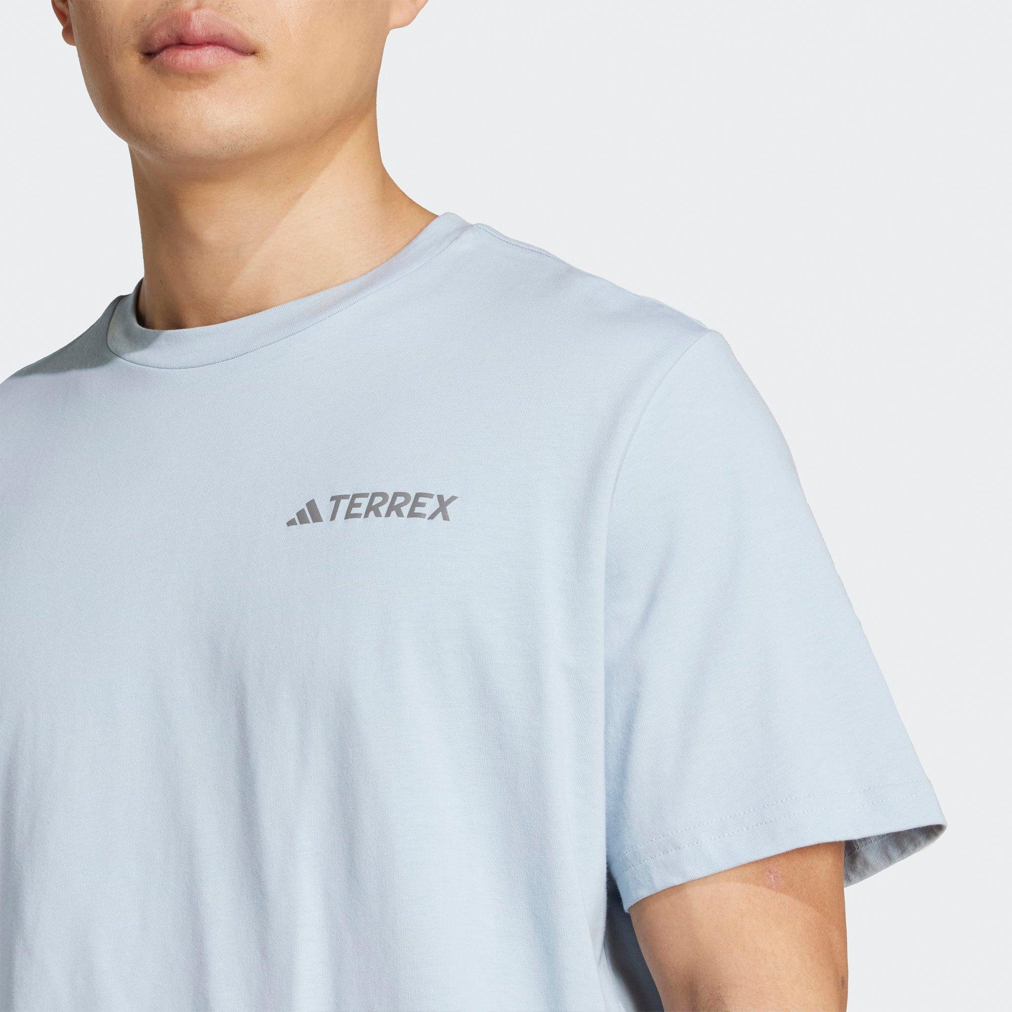 Wonder Blue - adidas - adidas Mens Terrex Polygiene Graphic T-Shirt - 3