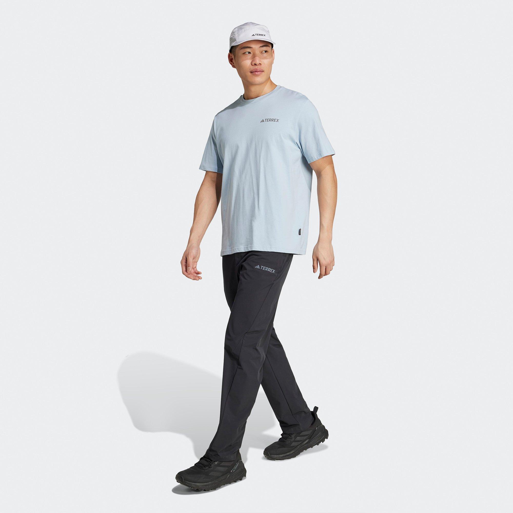 Wonder Blue - adidas - adidas Mens Terrex Polygiene Graphic T-Shirt - 7