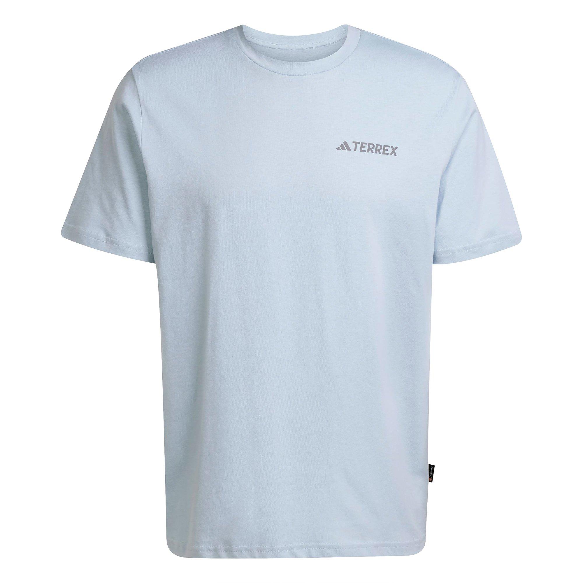 Wonder Blue - adidas - adidas Mens Terrex Polygiene Graphic T-Shirt - 8