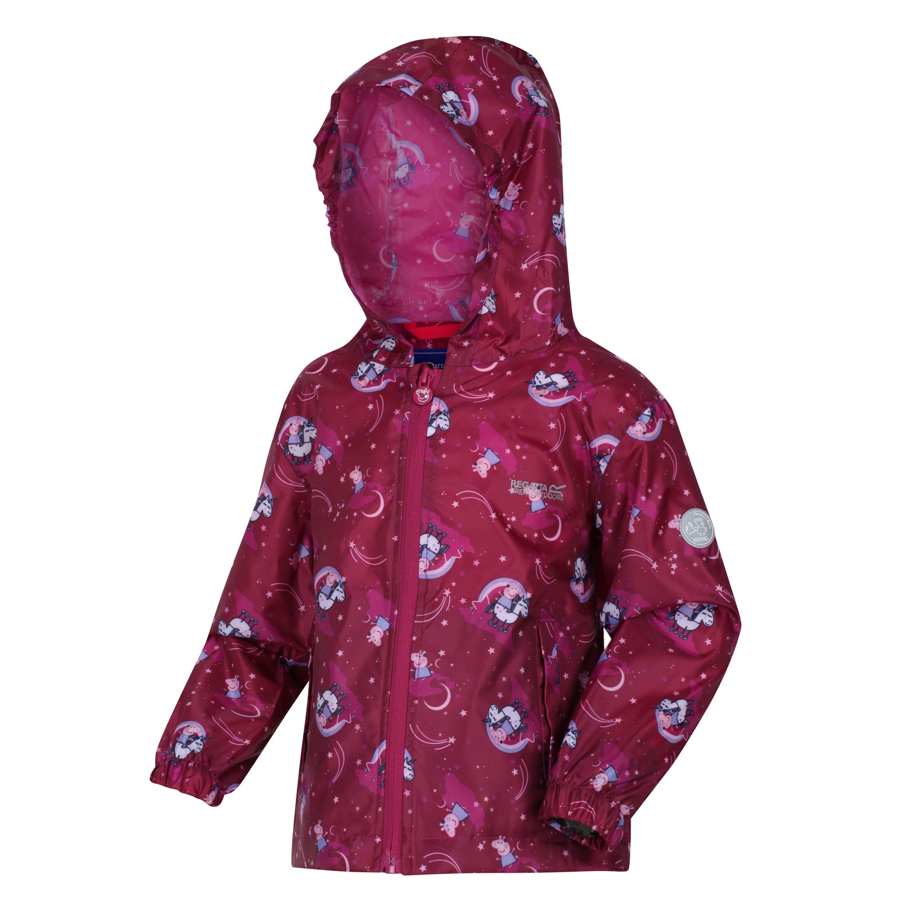 Brilho de Framboesa - Regatta - Kids' Pepa Waterproof Jacket - 3