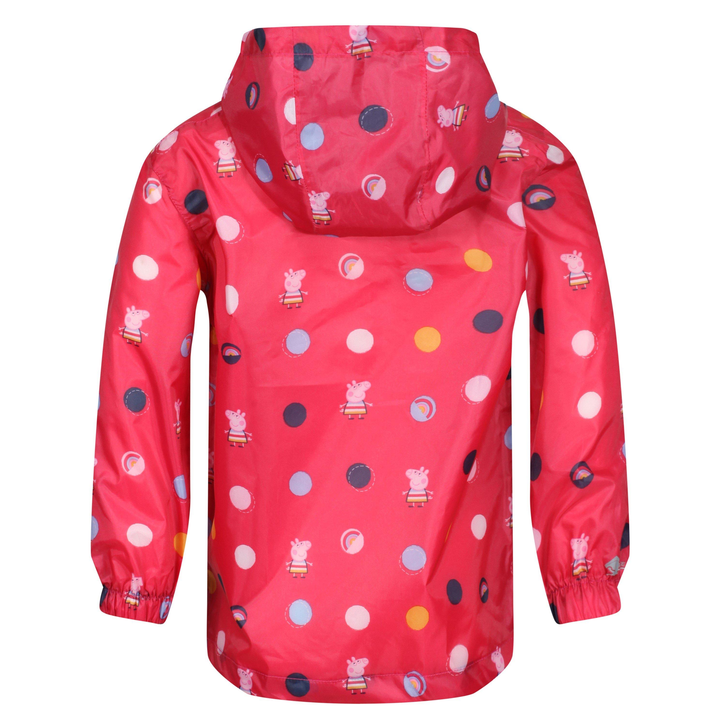 BrtBlshPolka - Regatta - Unisex Kids' Pepa Waterproof Jacket - 2