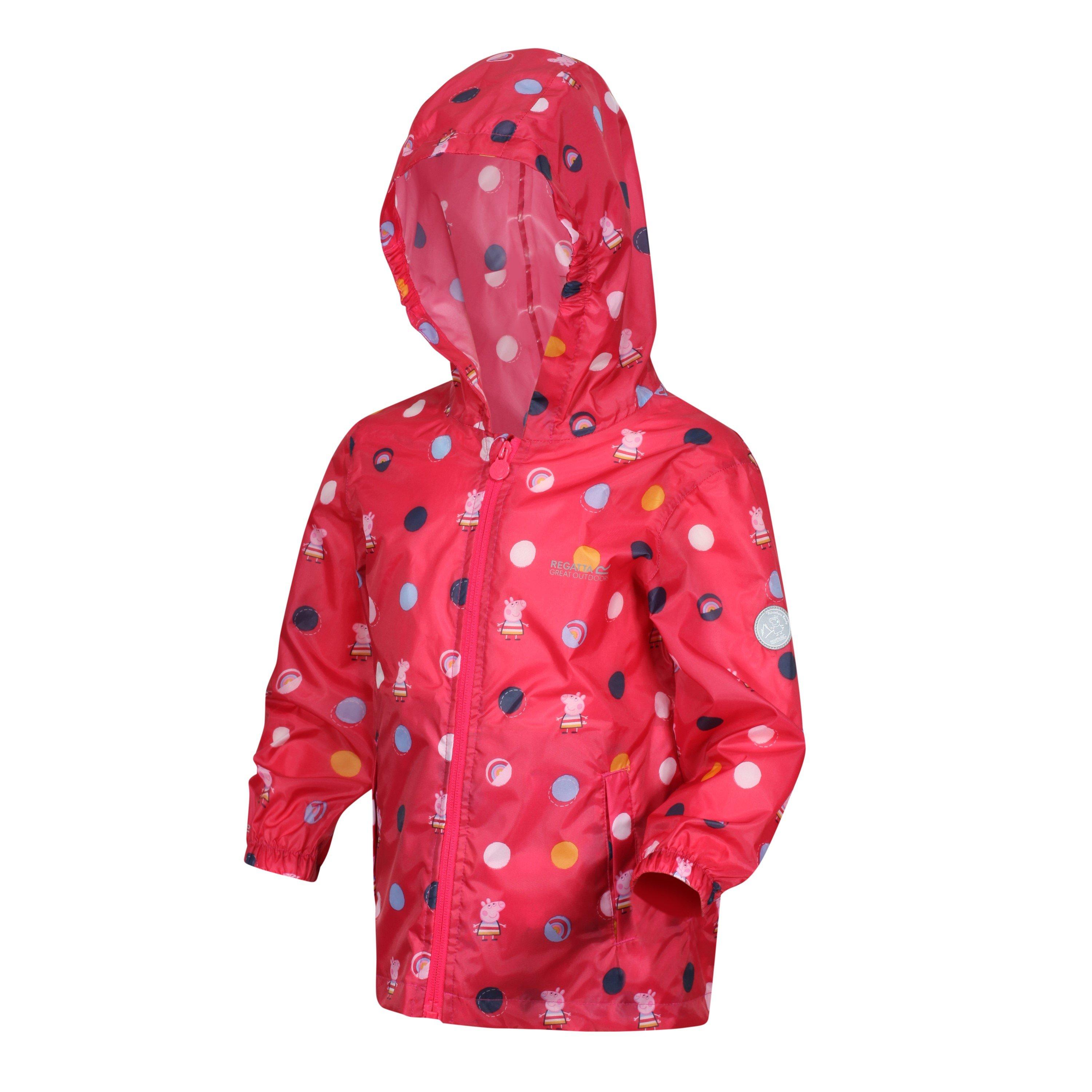 BrtBlshPolka - Regatta - Unisex Kids' Pepa Waterproof Jacket - 3