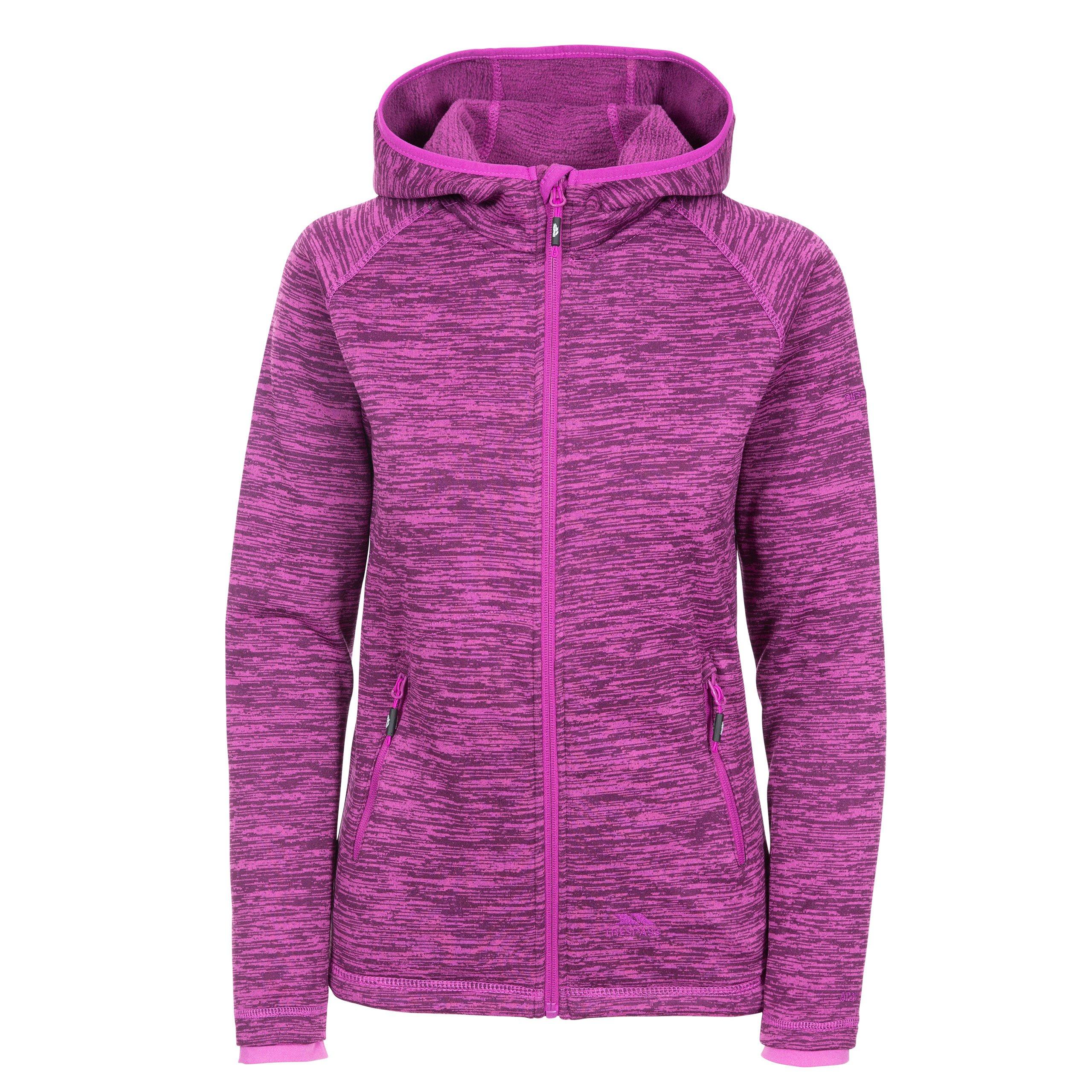 Prpl Orchd Mrl - Trespass - Women's Full-Zip Fleece - 1