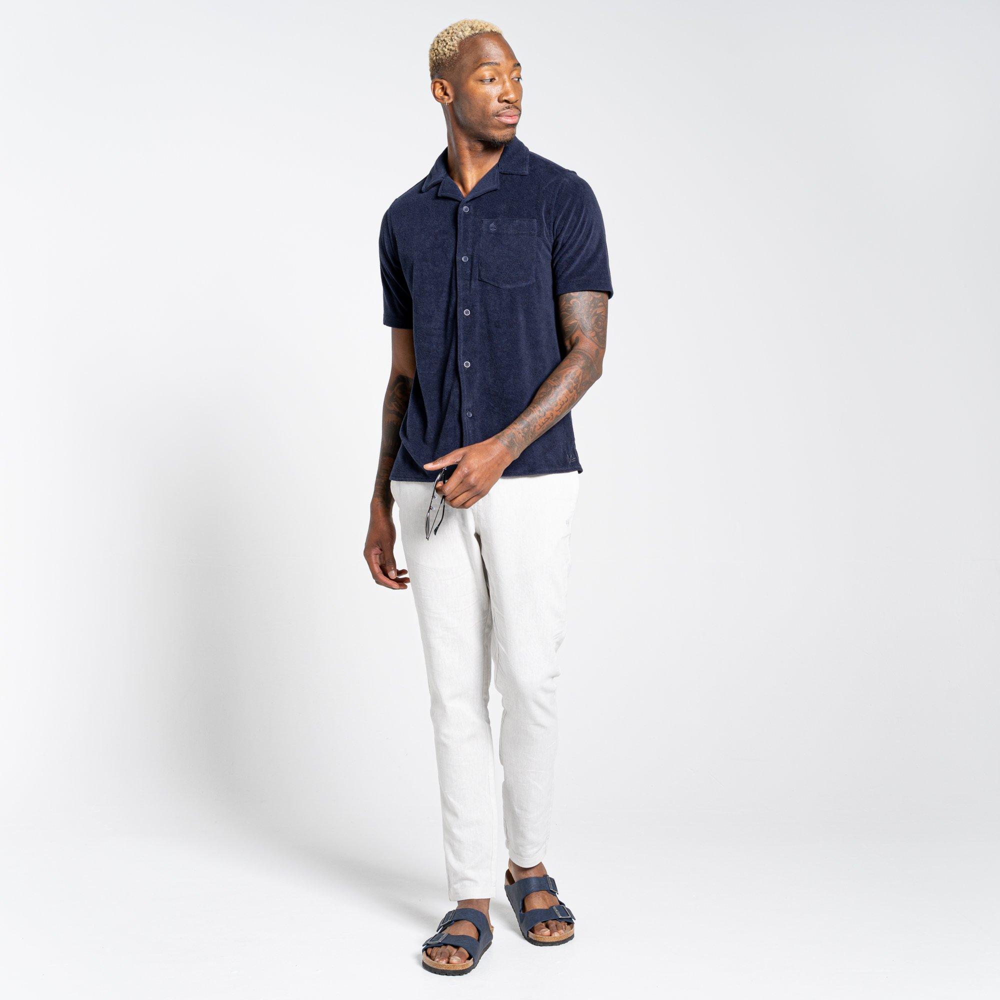 Blå Navy - Craghoppers - Men's Crag Cholla Short-Sleeve Shirt - 3