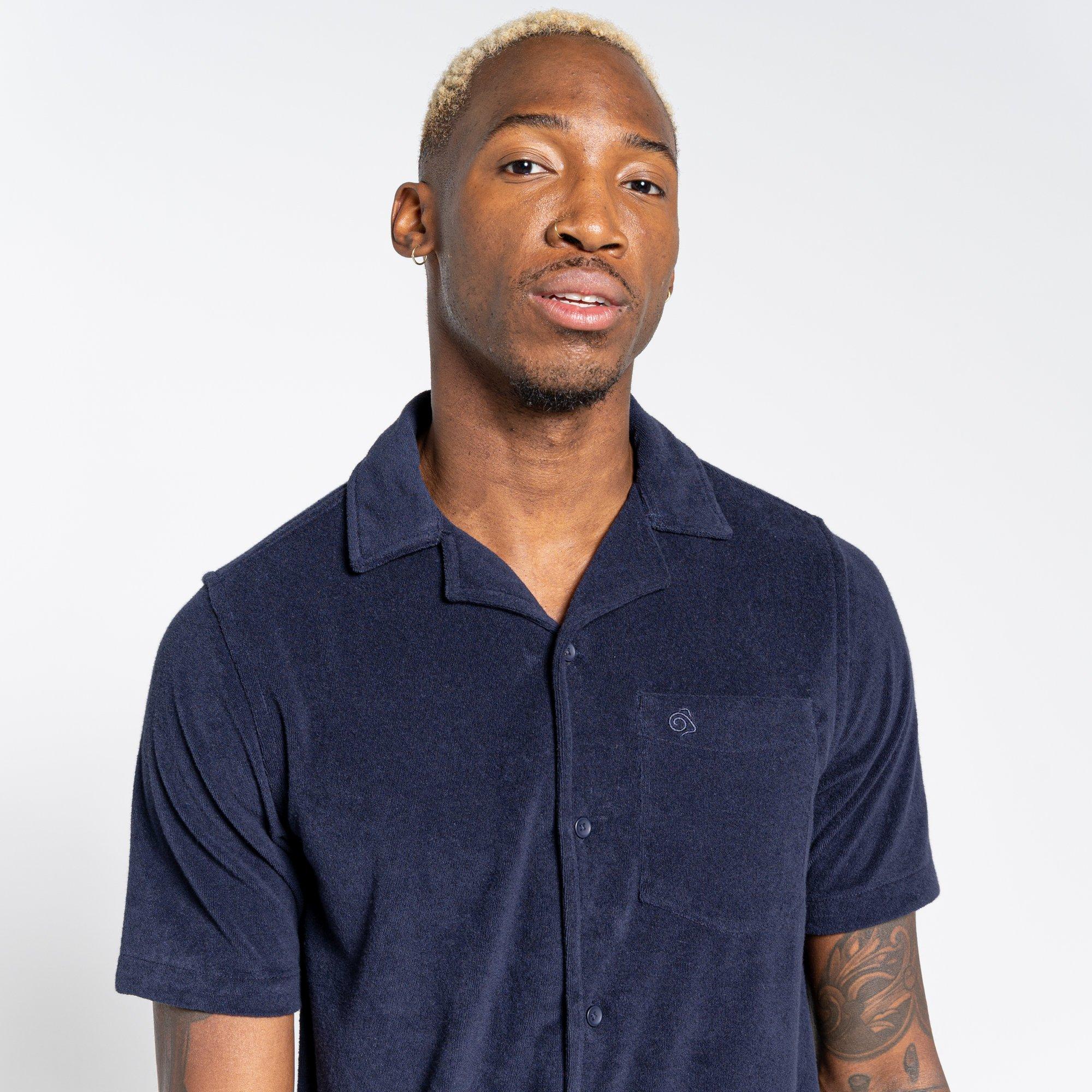 Blå Navy - Craghoppers - Men's Crag Cholla Short-Sleeve Shirt - 4