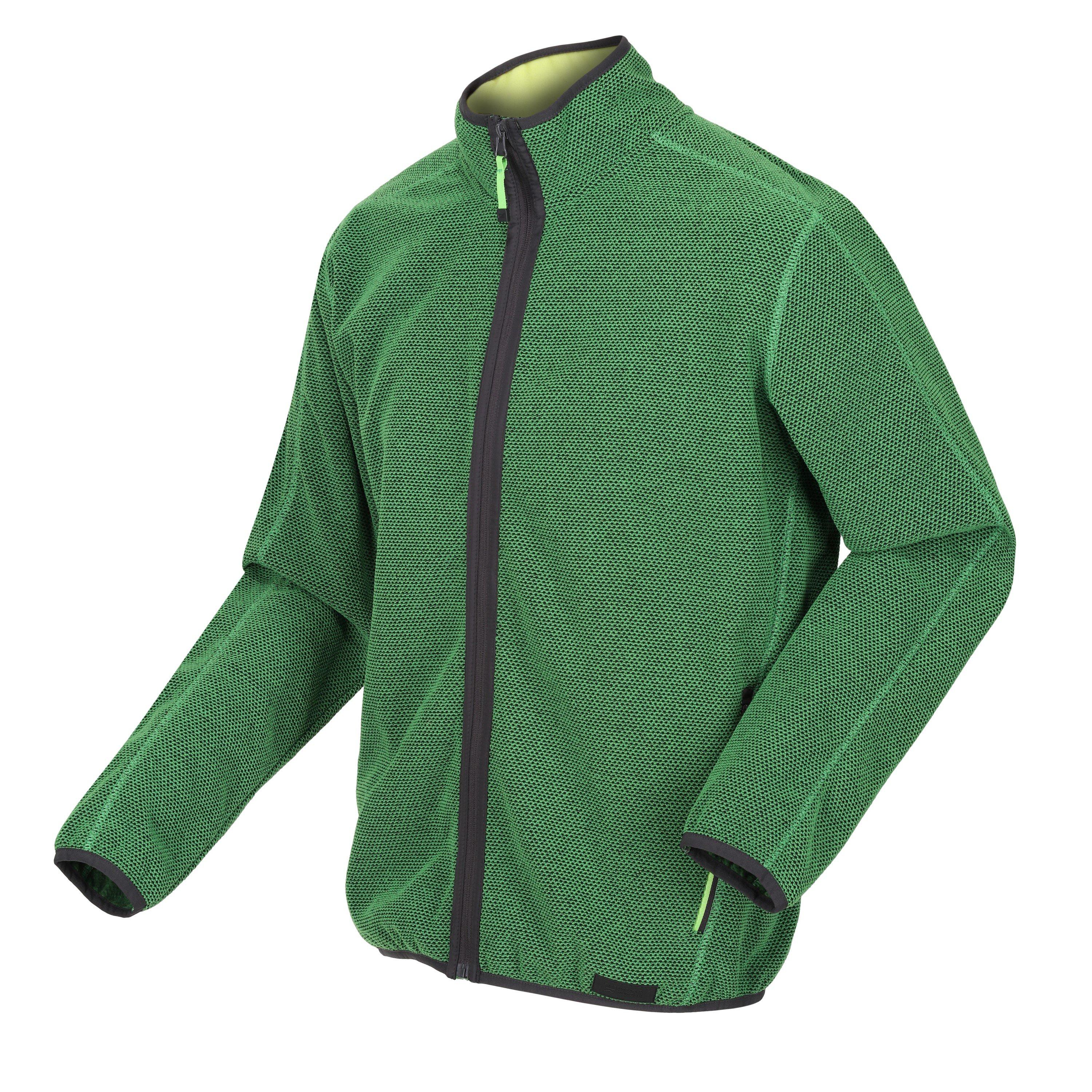 FldGrn(JsGr) - Regatta - Kinwood Full-Zip Fleece Fabric - 3