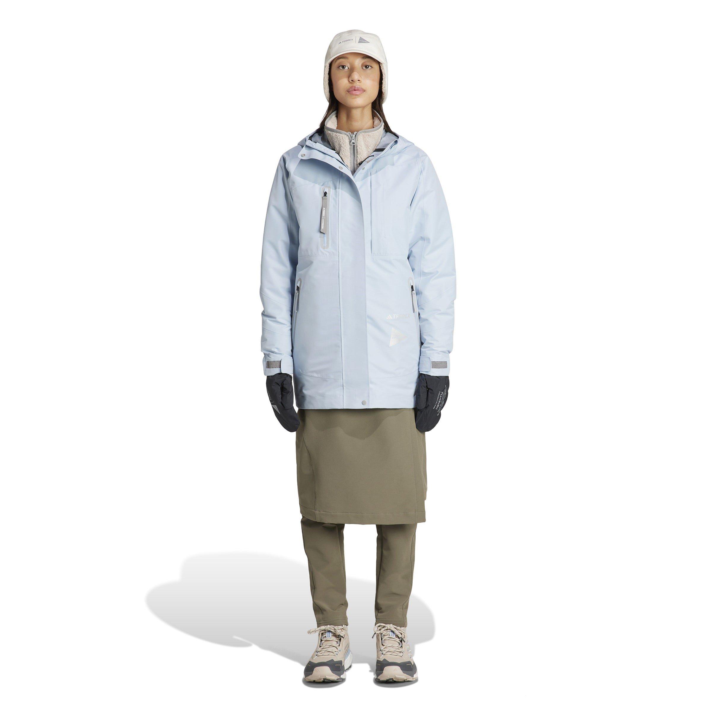 Blå - adidas - Terrex + og wander XPLORIC jakke til kvinder - 8