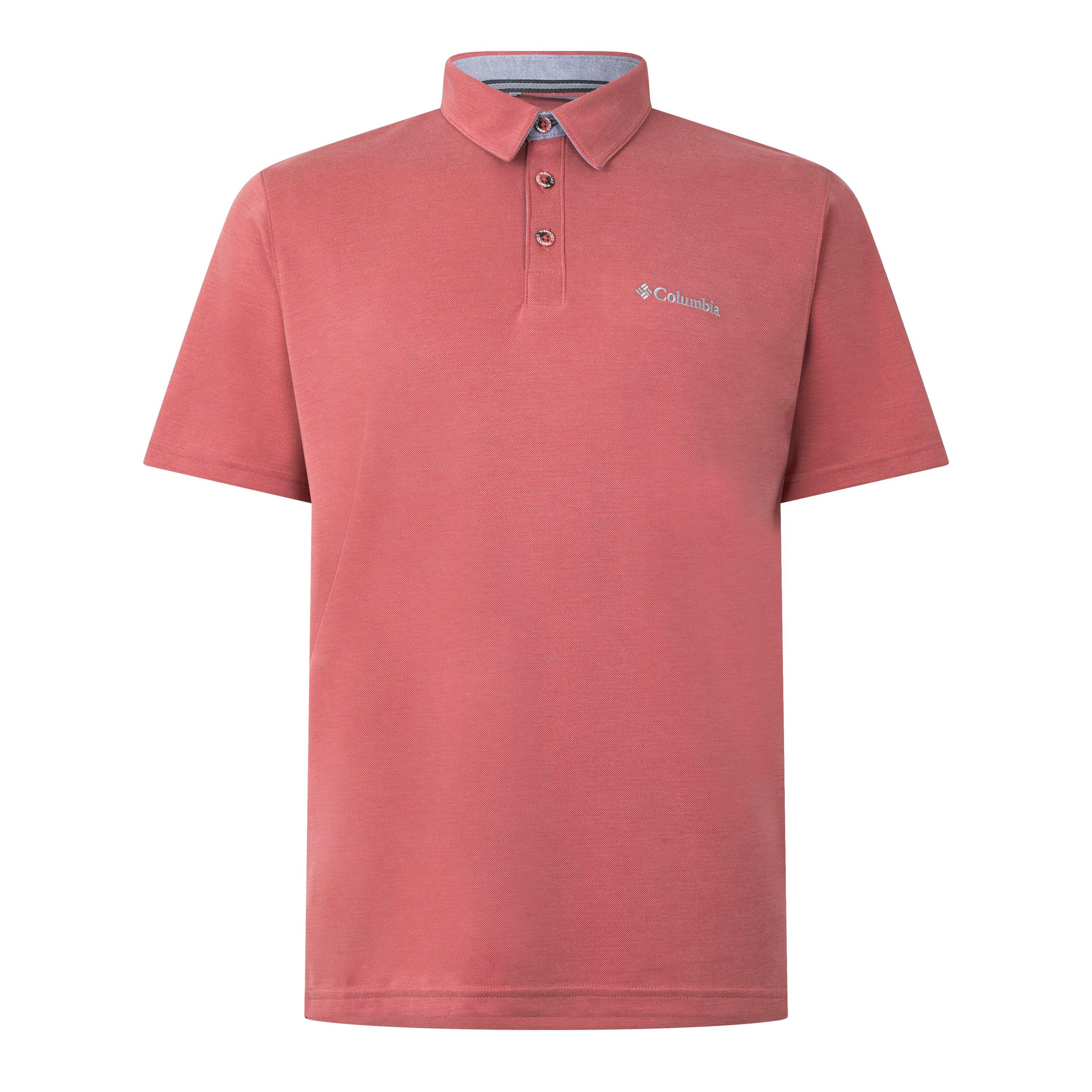 Washed Red - Columbia - Men's Nelson Short Sleeve Polo Shirt - 1