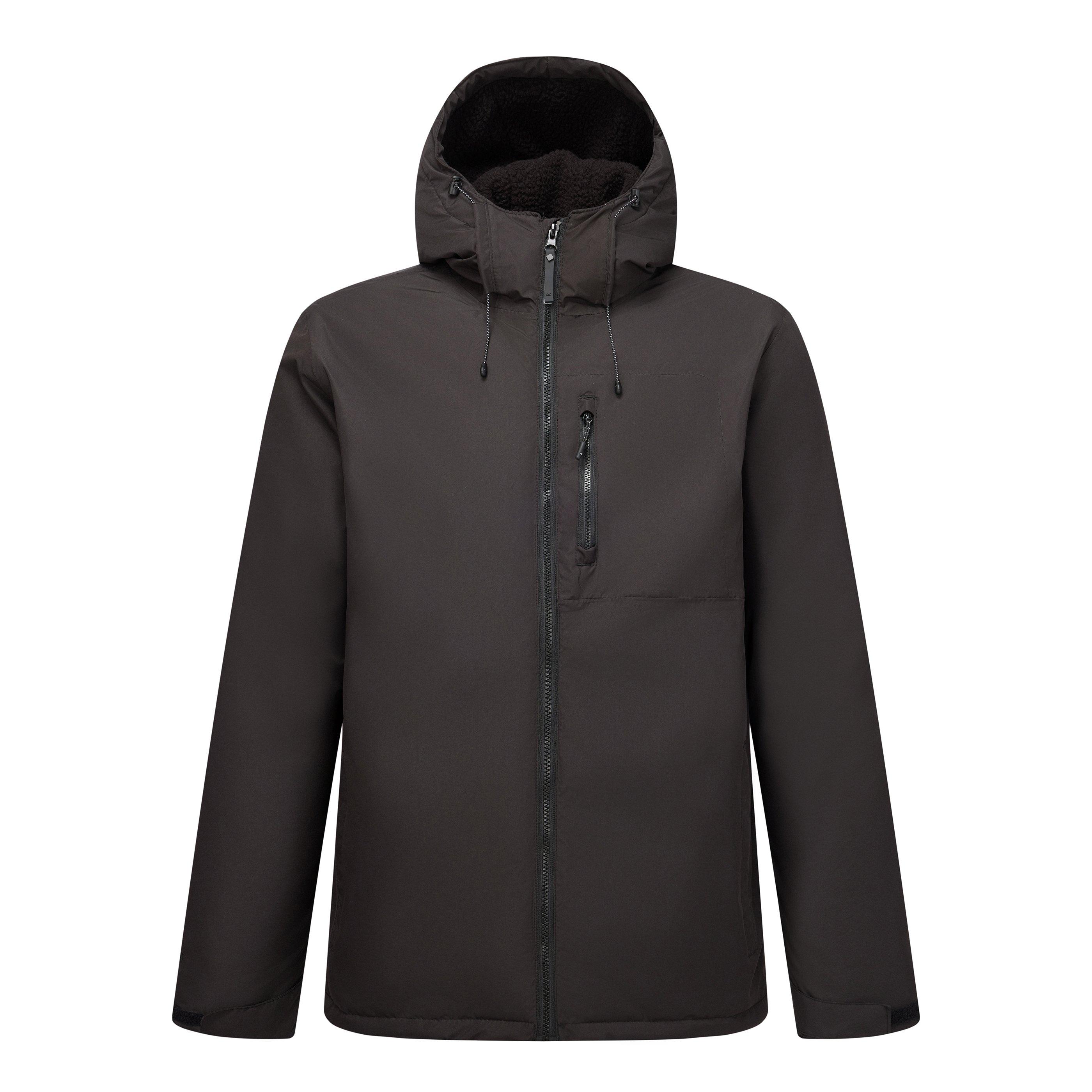 Black - Regatta - Men's Frankie Full-Zip Hooded Puffer Jacket - 1