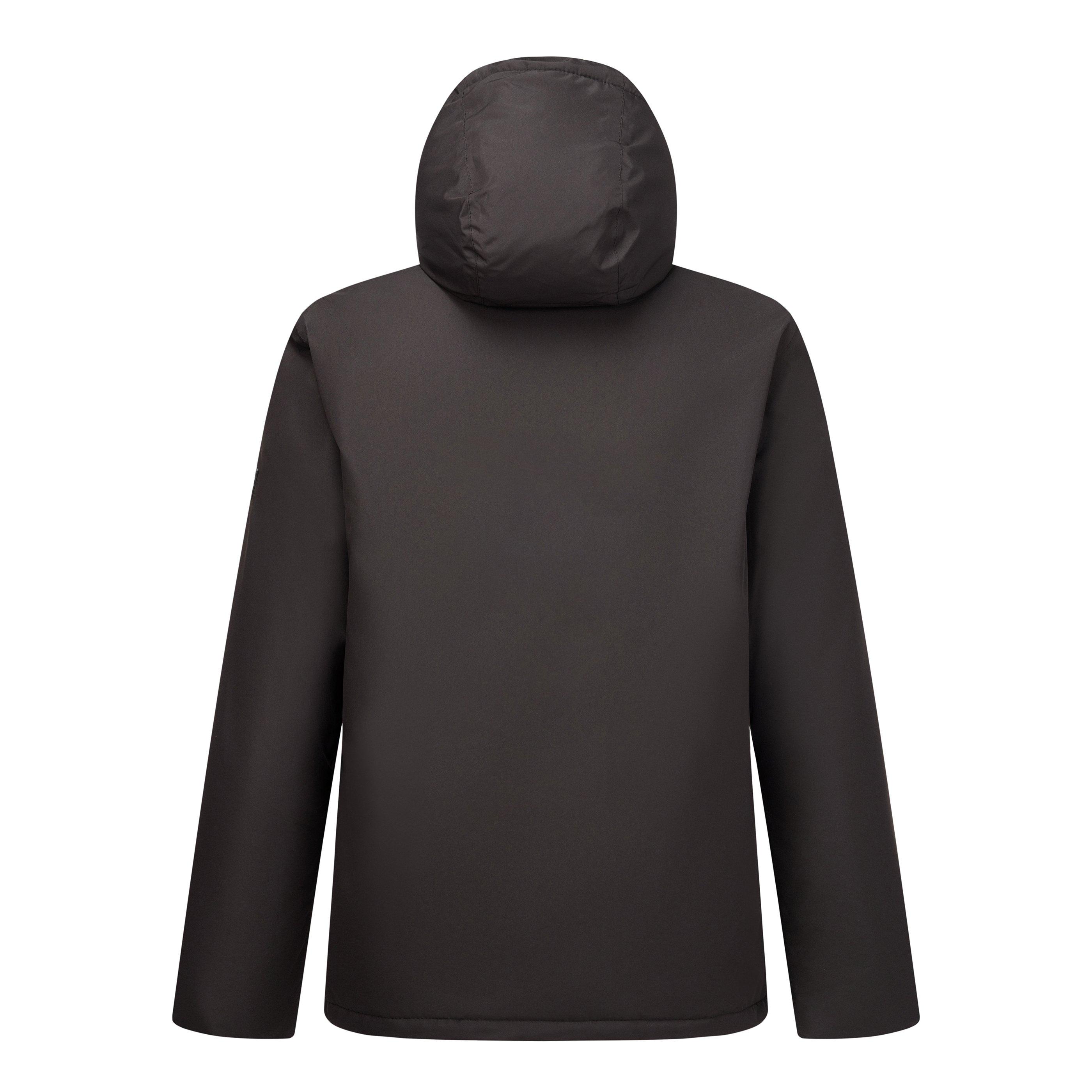 Black - Regatta - Men's Frankie Full-Zip Hooded Puffer Jacket - 2