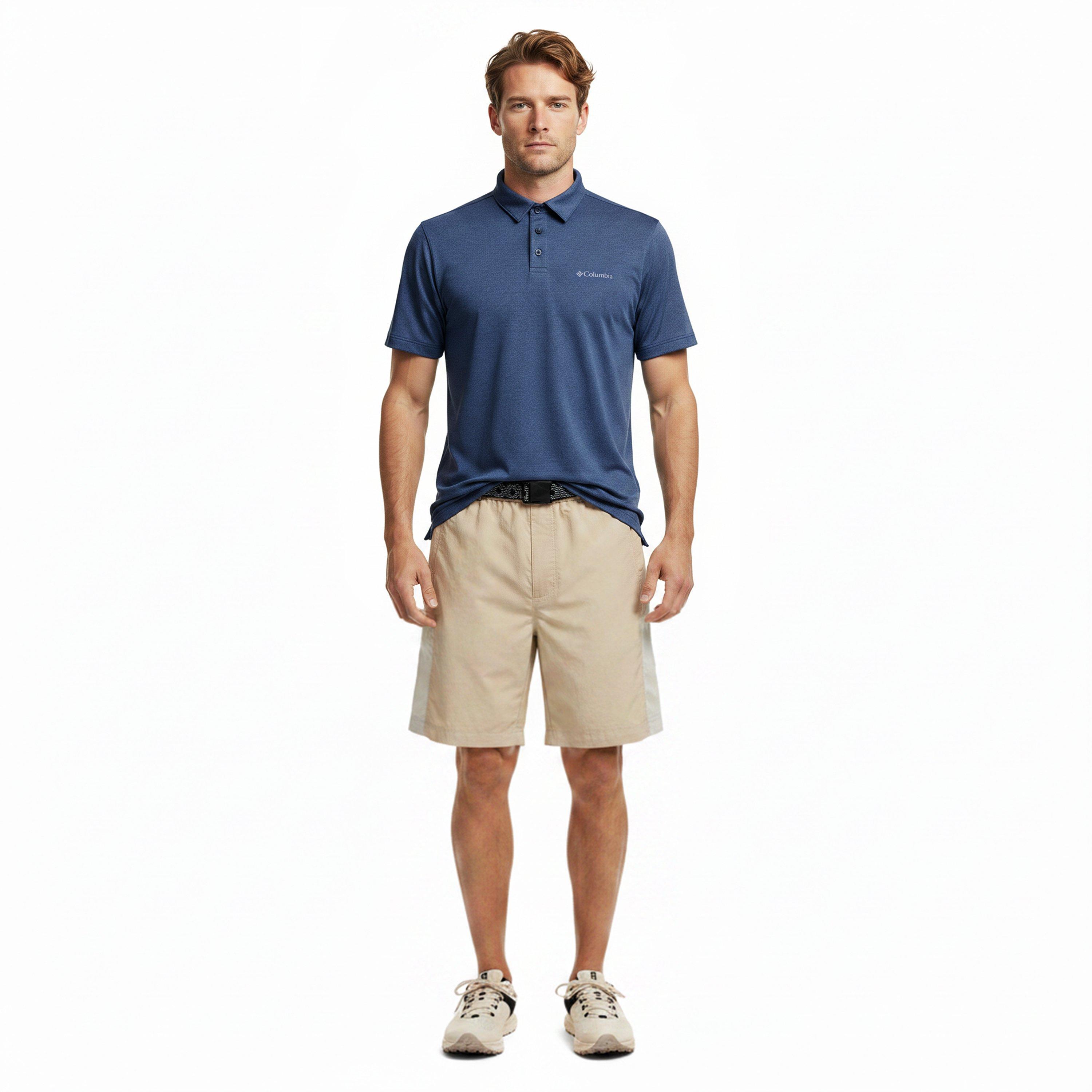 Collegiate Navy - Columbia - Men's Parsons Polo Short Sleeve Shirt - 5