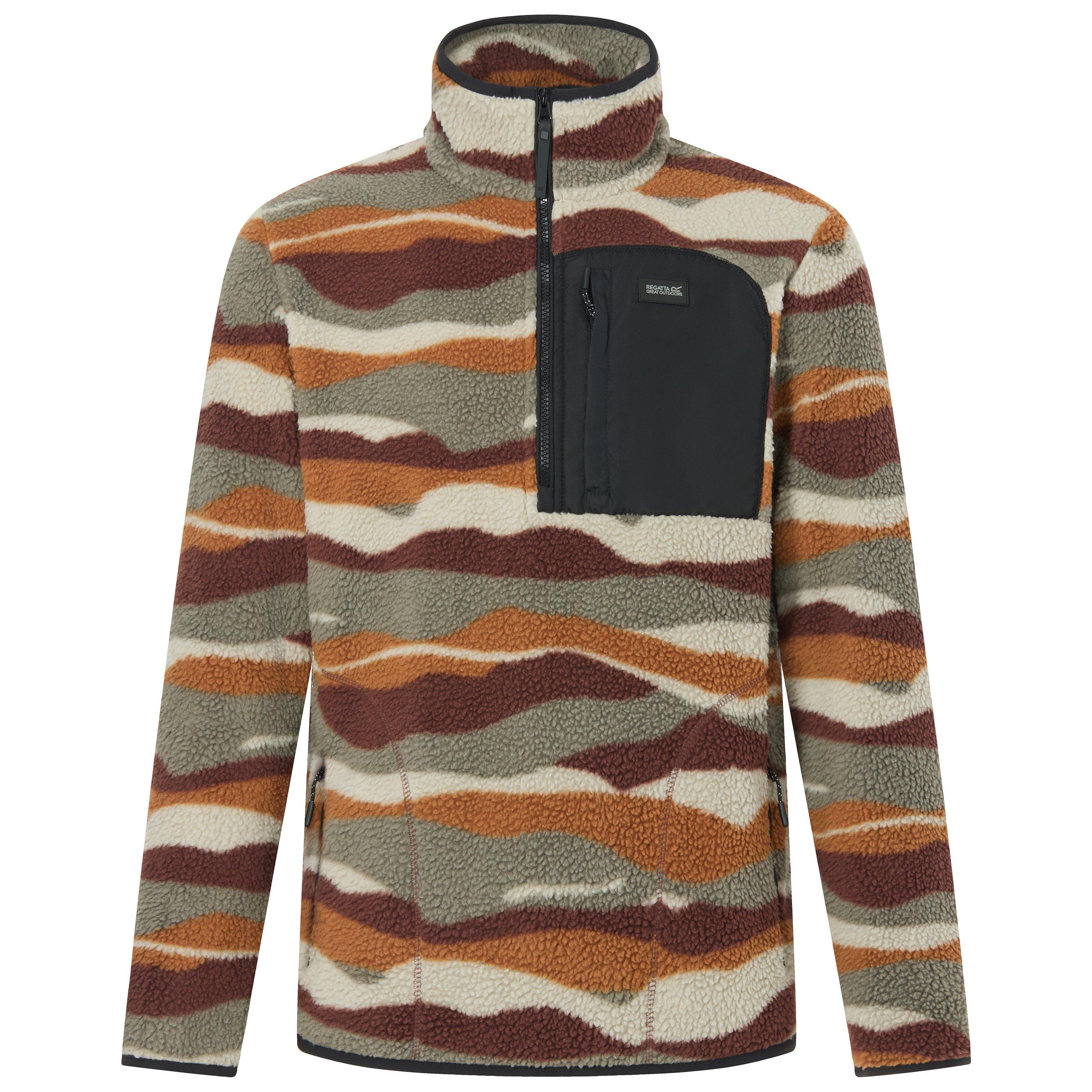 Regatta Men's Frankie Borg 1/4-Zip Fleece - Coffee - S