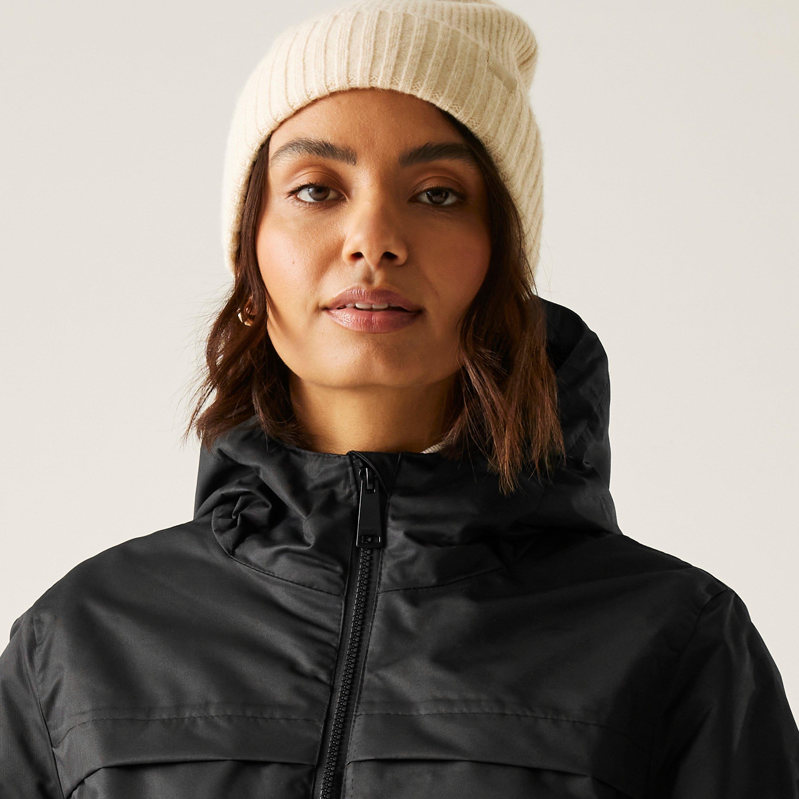 Crna - Regatta - Romine II Waterproof Hooded Long Sleeve Insulated Puffer Jacket - 5