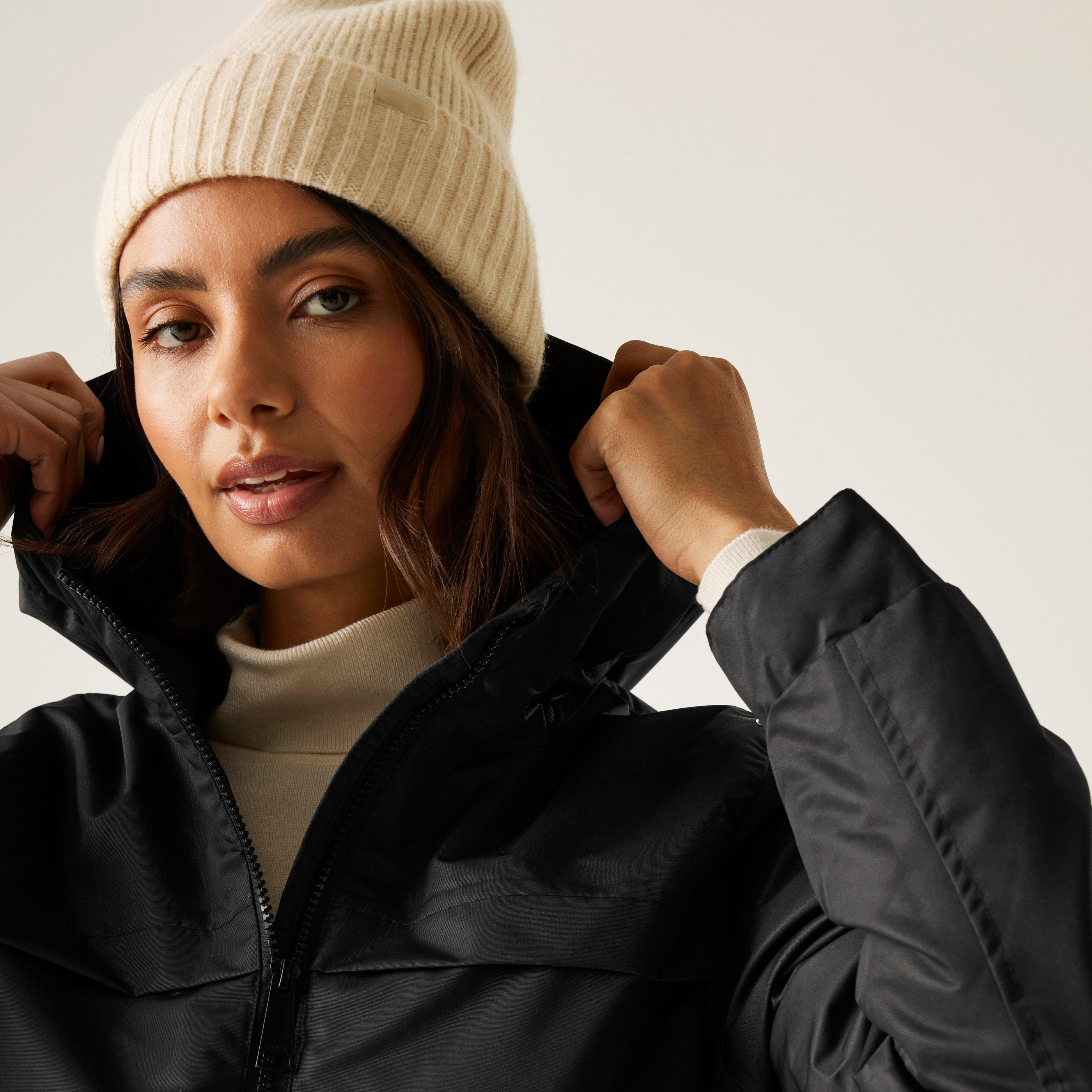 Crna - Regatta - Romine II Waterproof Hooded Long Sleeve Insulated Puffer Jacket - 7