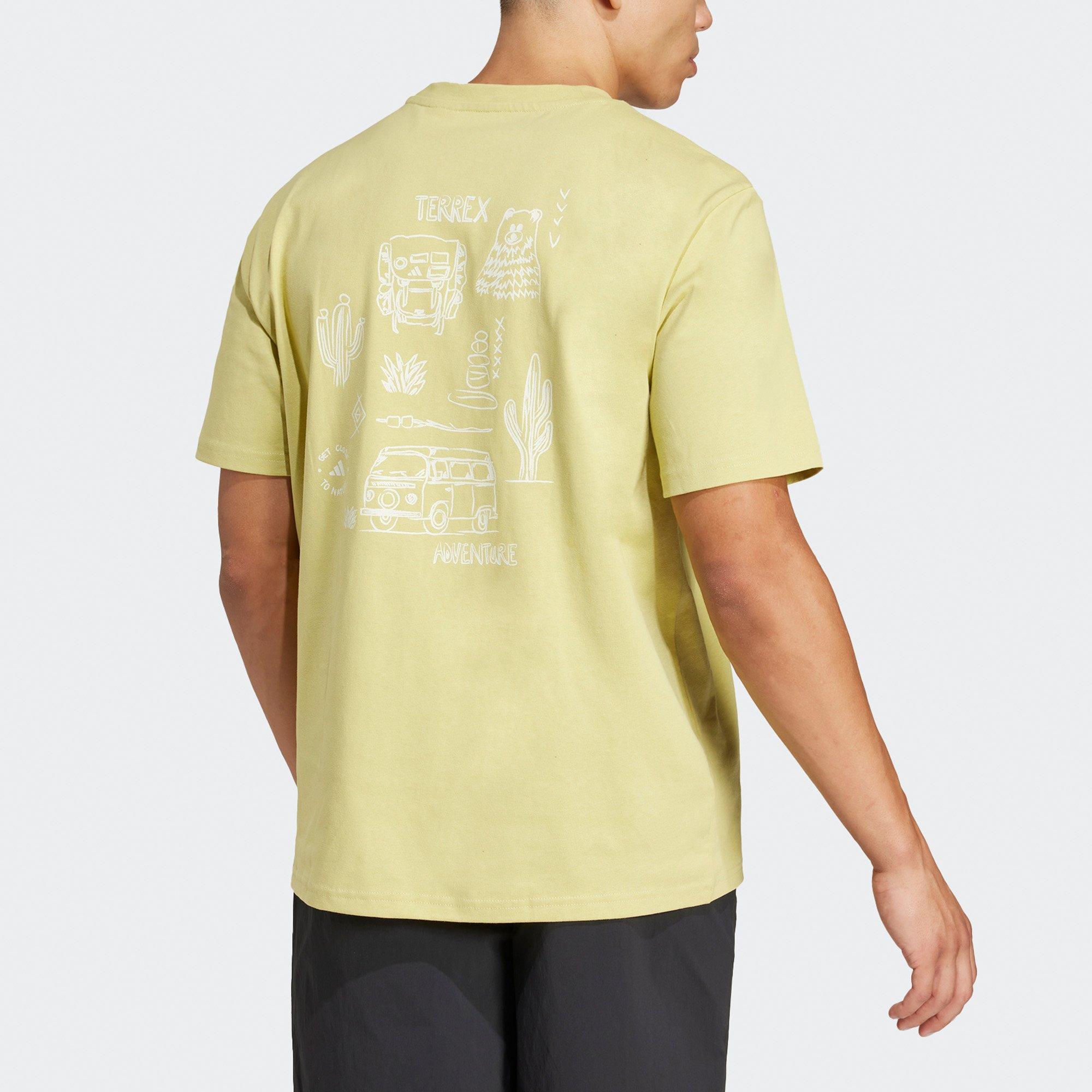 Halo Gold - adidas - adidas Mens Terrex Polygiene Graphic T-Shirt - 2