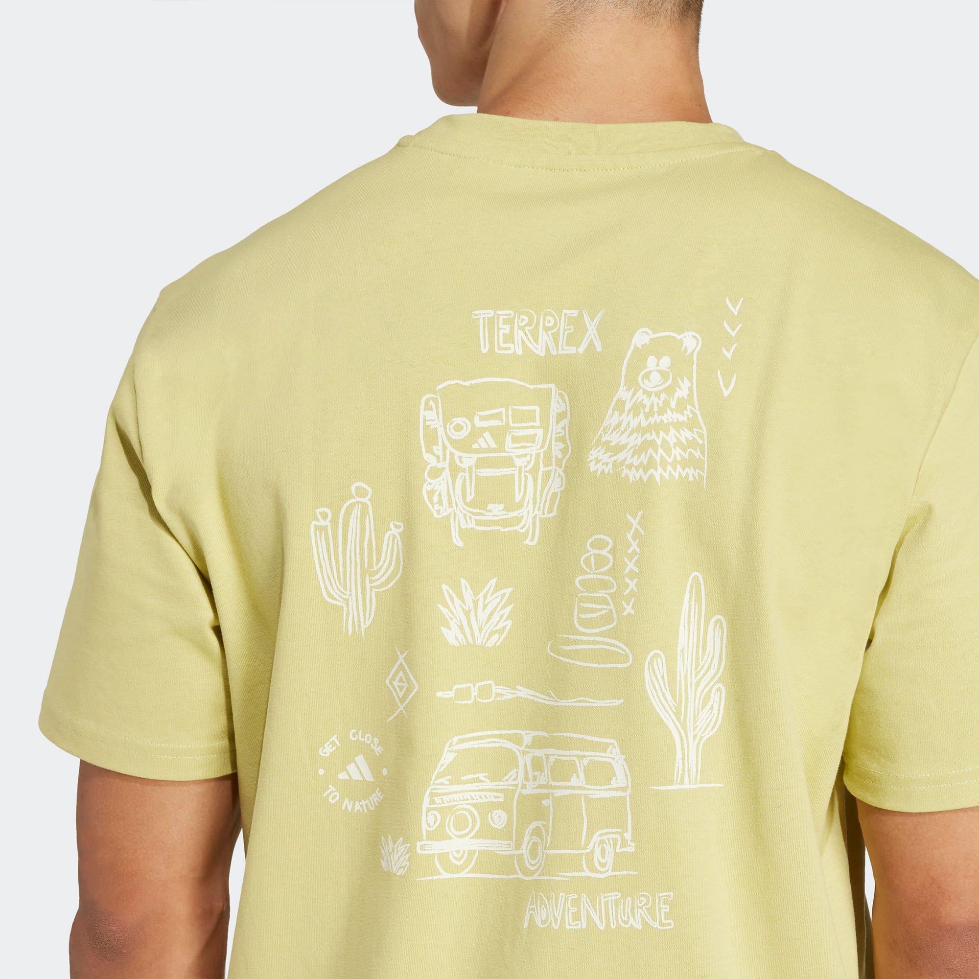 Halo Gold - adidas - adidas Mens Terrex Polygiene Graphic T-Shirt - 4