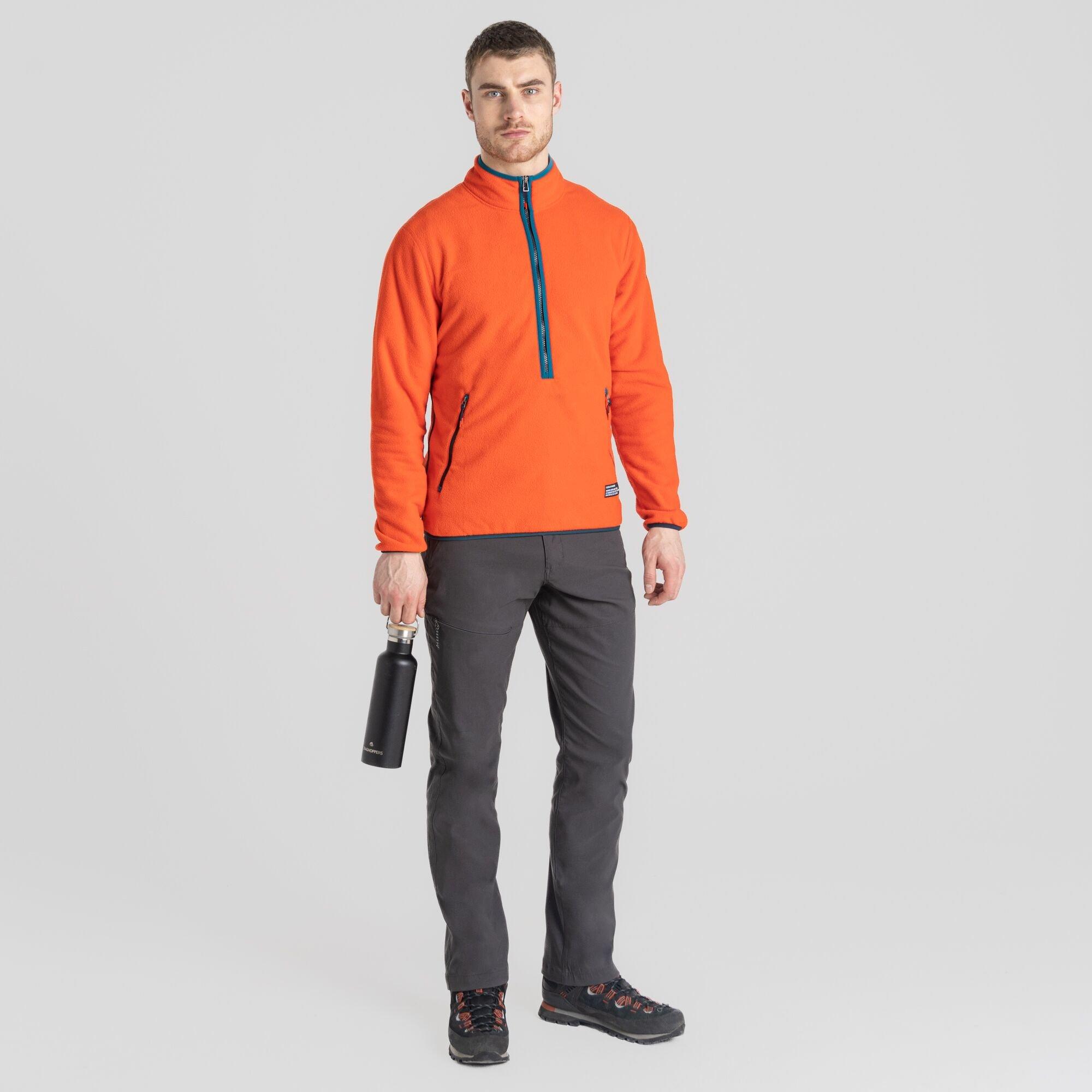 Macaw Rød - Craghoppers - Men's Crag Renu quarter Zip Fleece - 3