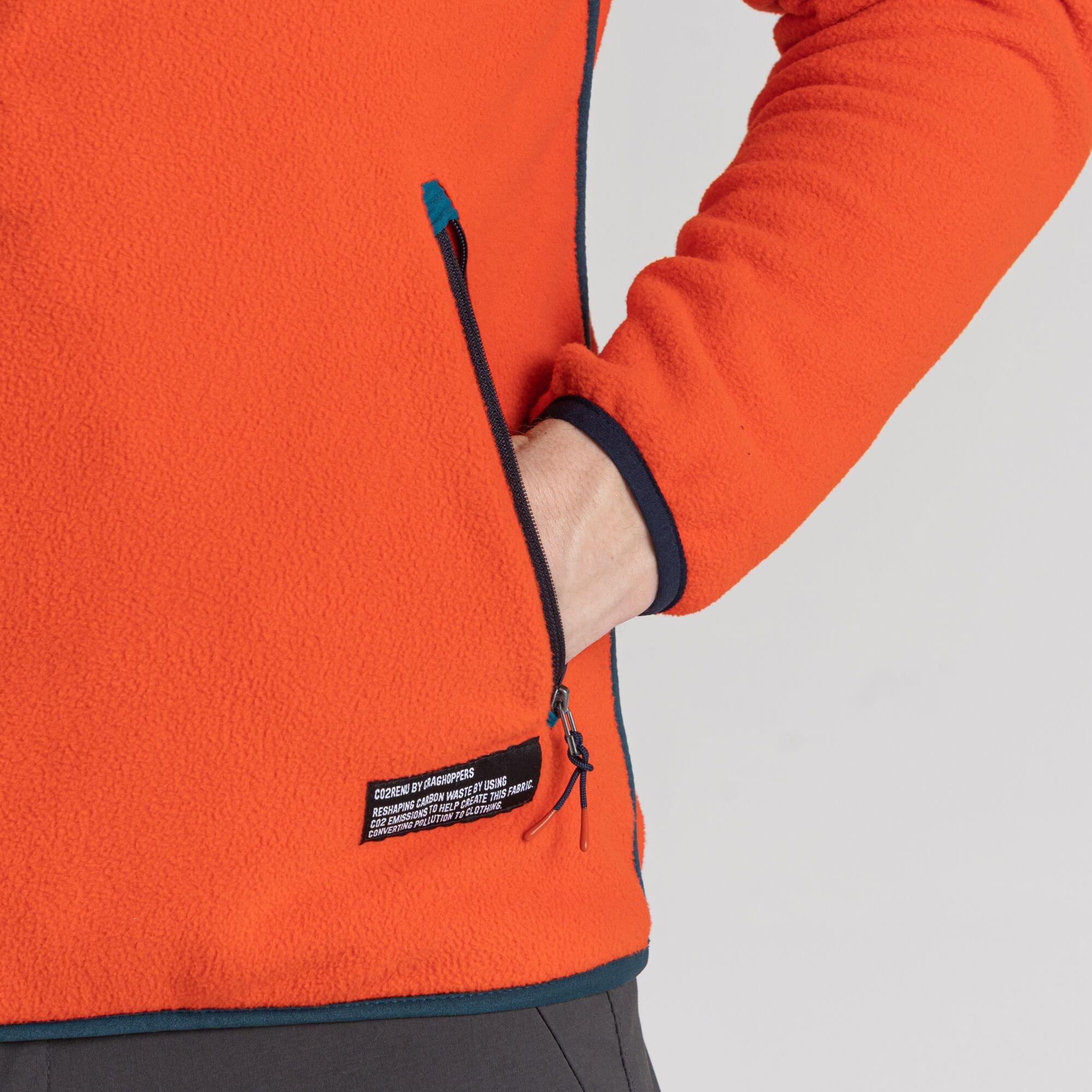 Macaw Rød - Craghoppers - Men's Crag Renu quarter Zip Fleece - 5