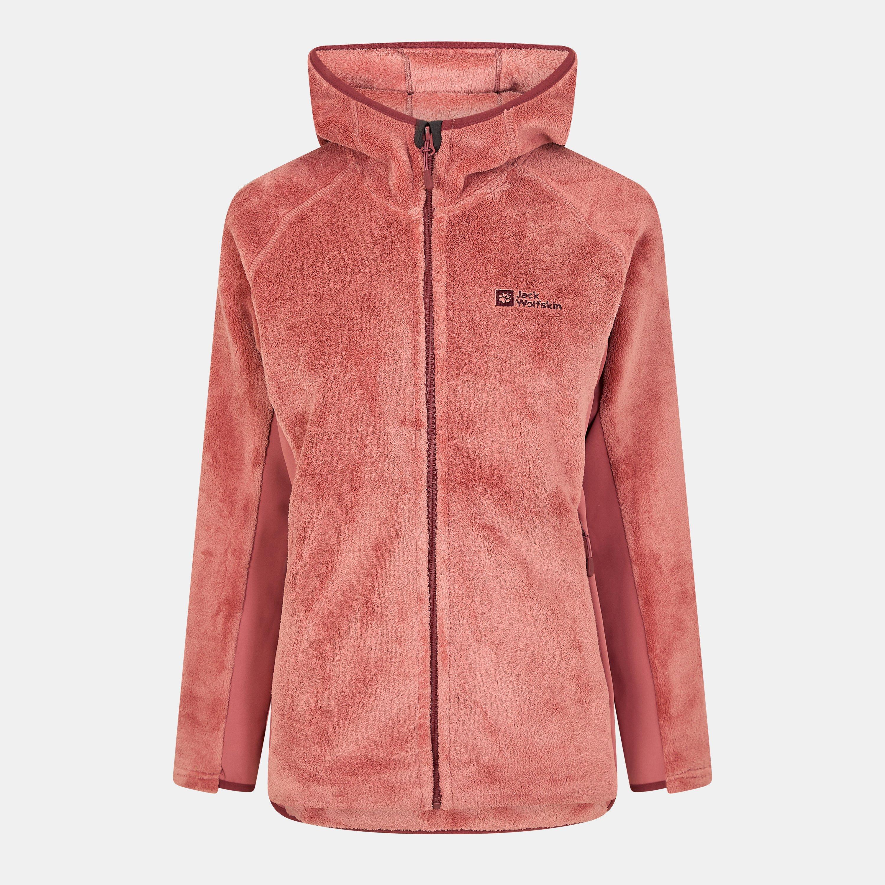 Jack Wolfskin Women's Jw Rotwand Full-Zip Fleece - Mineral Red - 10 (S)