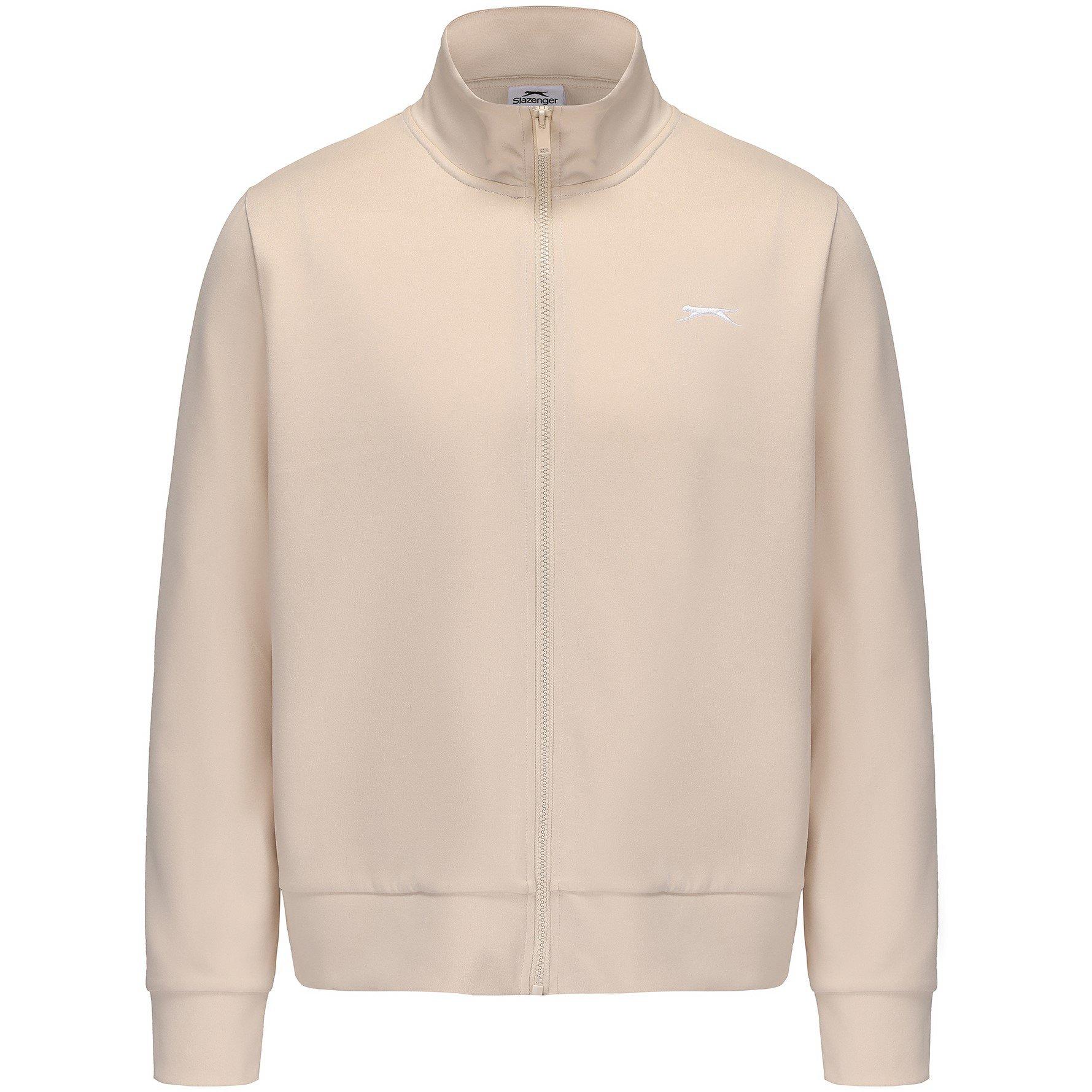 Beige - Slazenger - Women's Leisure Full Zip Long Sleeve Softshell Jacket - 1