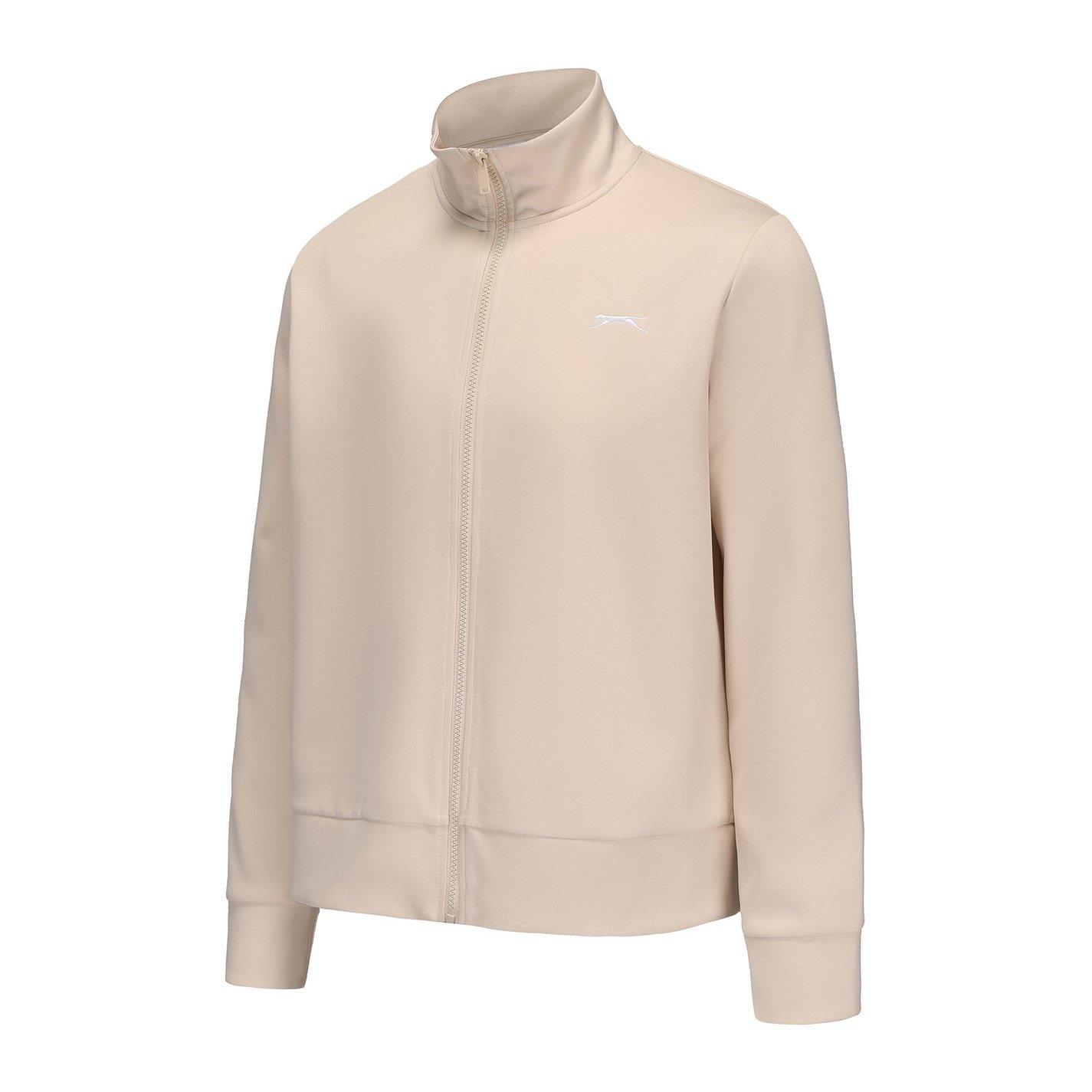 Beige - Slazenger - Women's  Leisure Full Zip Long Sleeve Softshell Jacket - 2