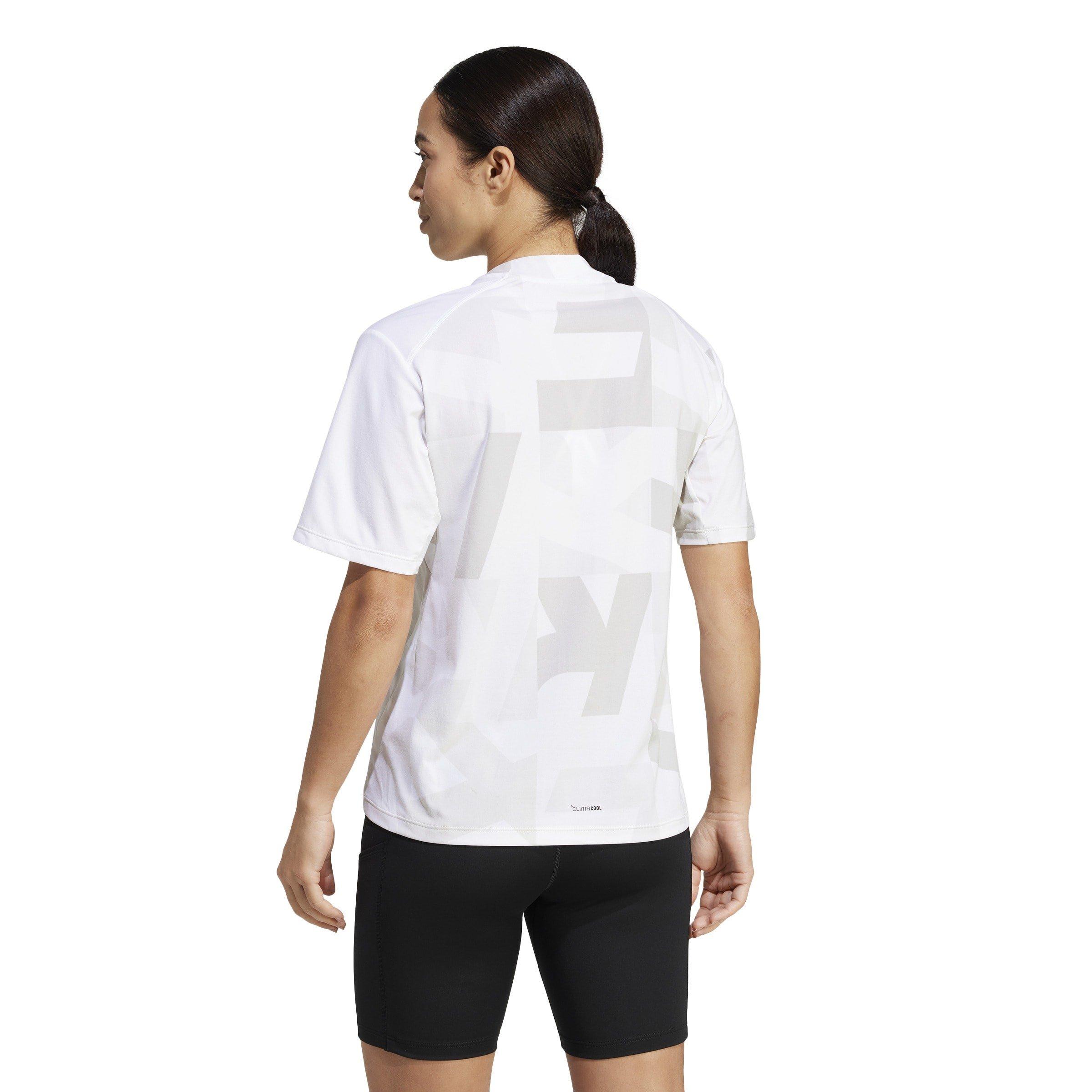 White - adidas - Terrex Multi Climacool Printed Womens Performance T-Shirt - 3