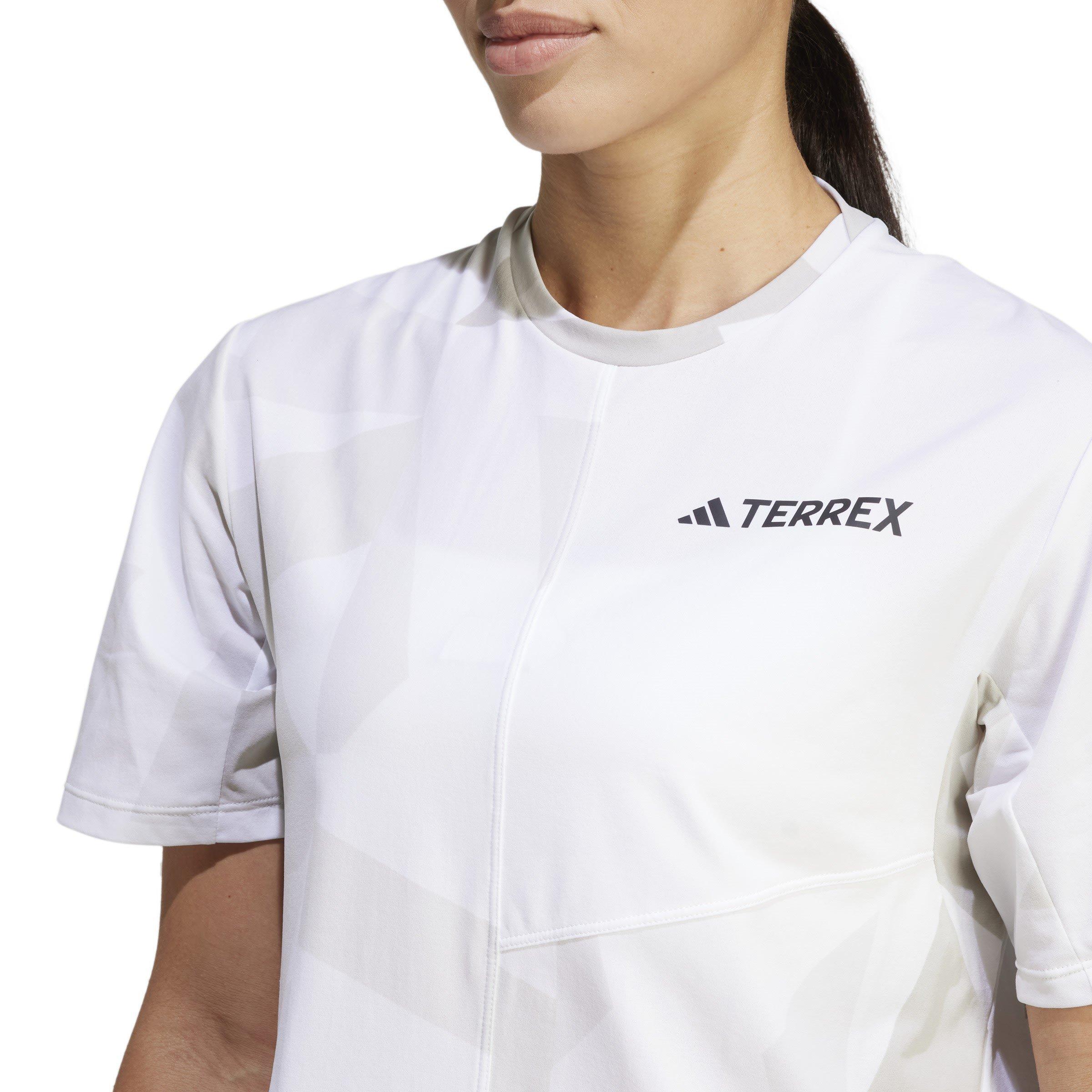 White - adidas - Terrex Multi Climacool Printed Womens Performance T-Shirt - 6