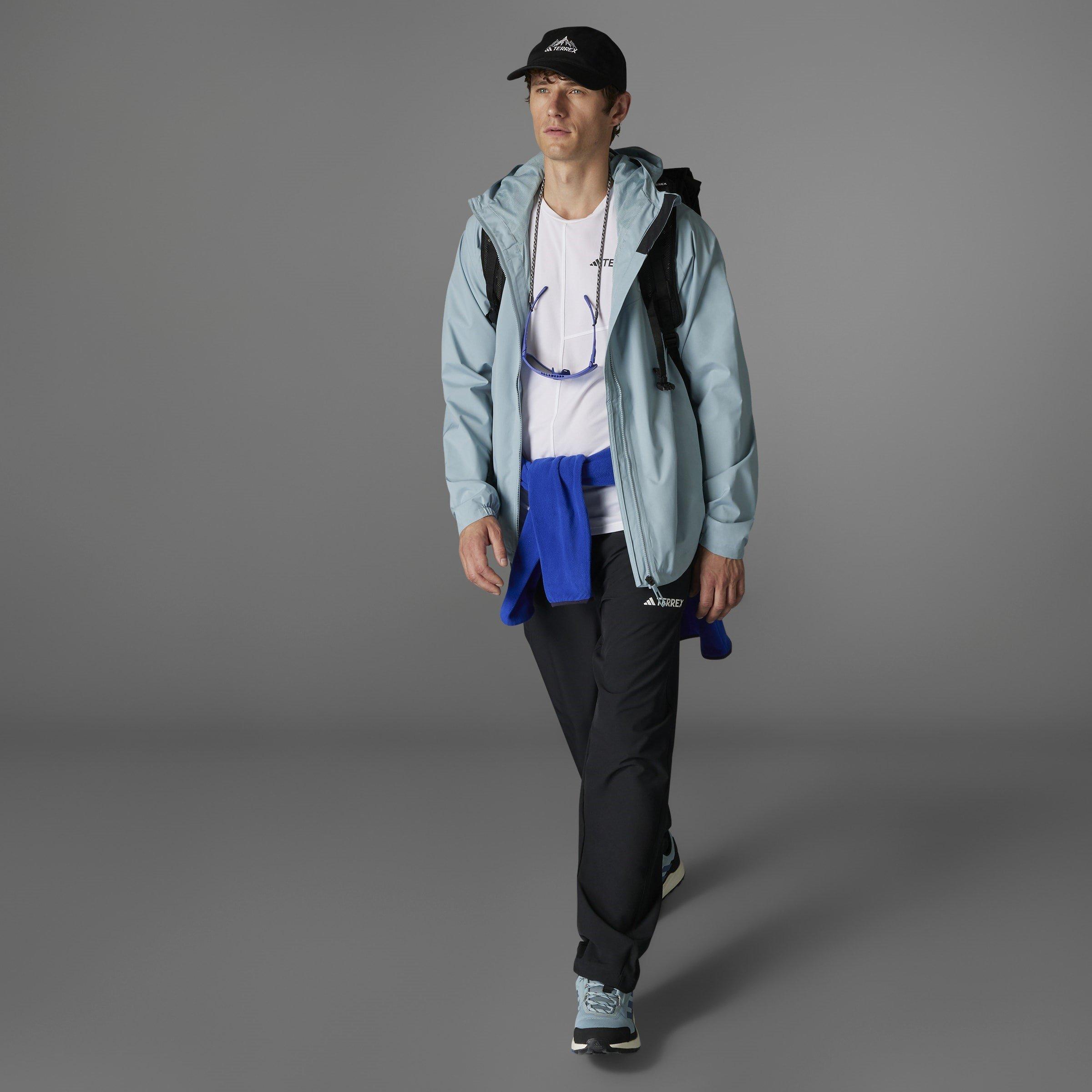 Black - adidas - LiteFlex Hiking Trousers Mens - 11