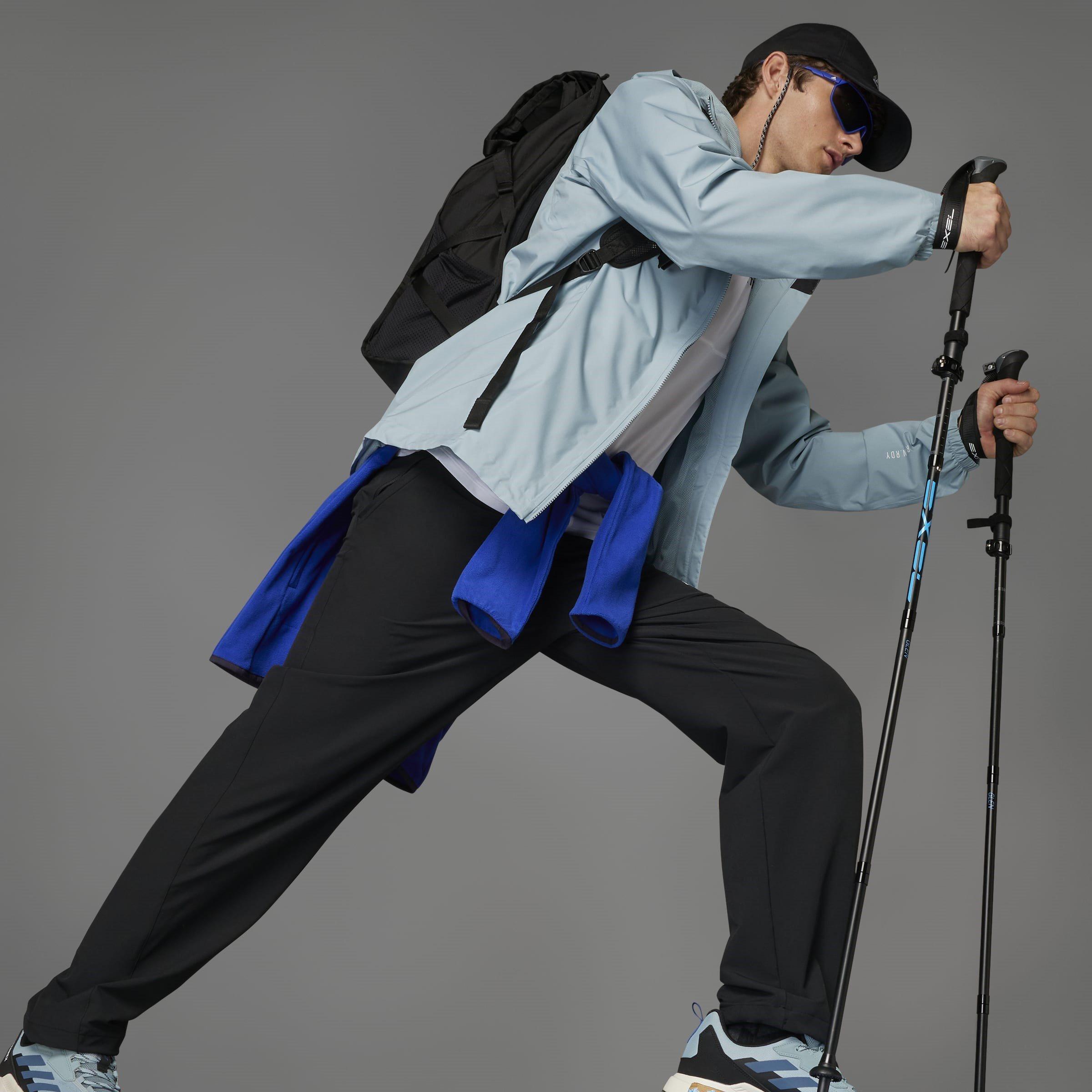 Black - adidas - LiteFlex Hiking Trousers Mens - 14