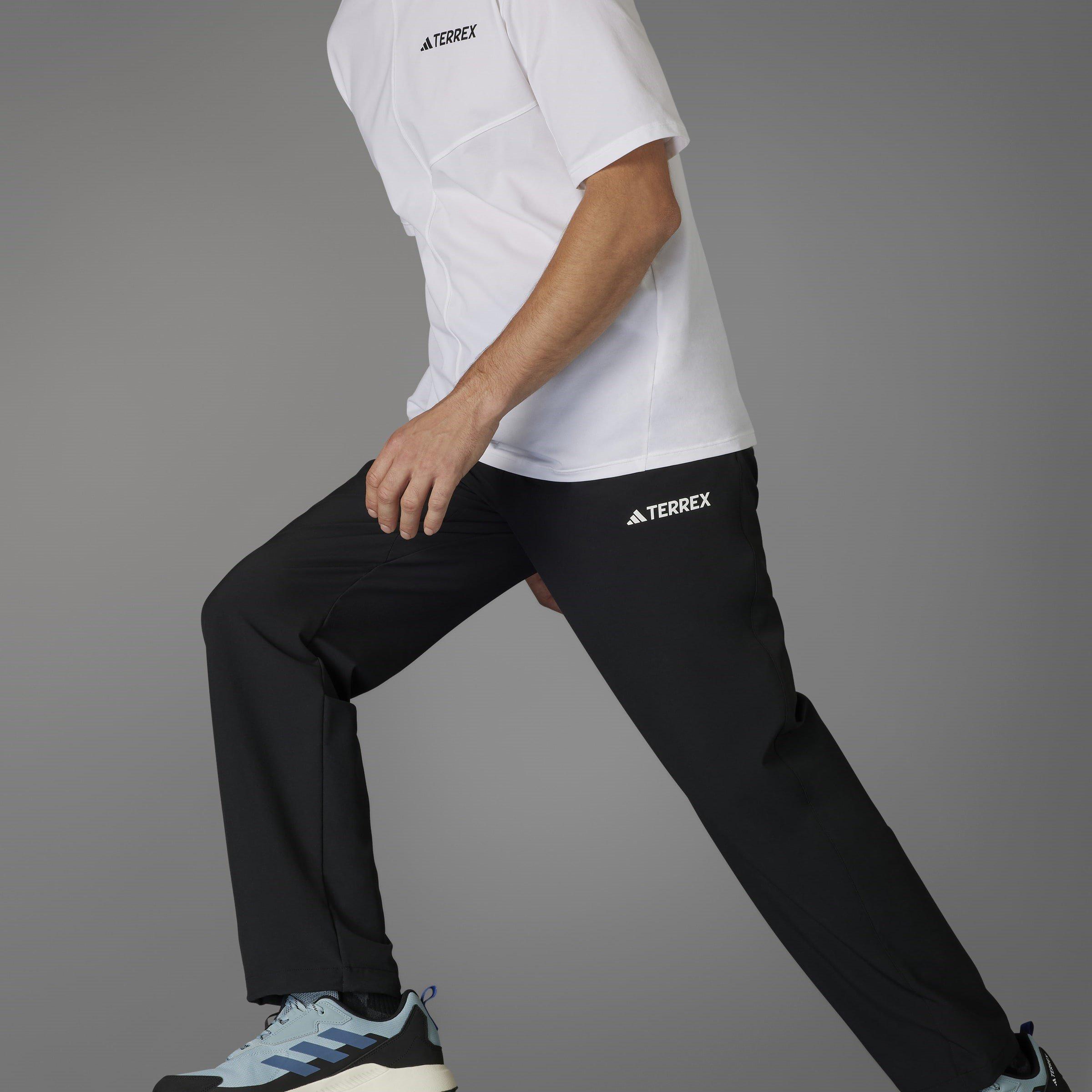 Black - adidas - LiteFlex Hiking Trousers Mens - 8