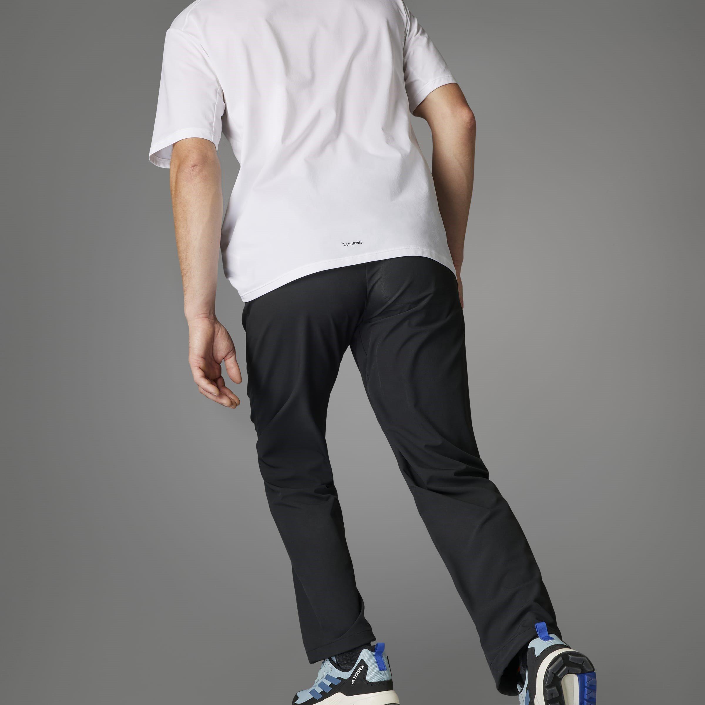 Black - adidas - LiteFlex Hiking Trousers Mens - 9