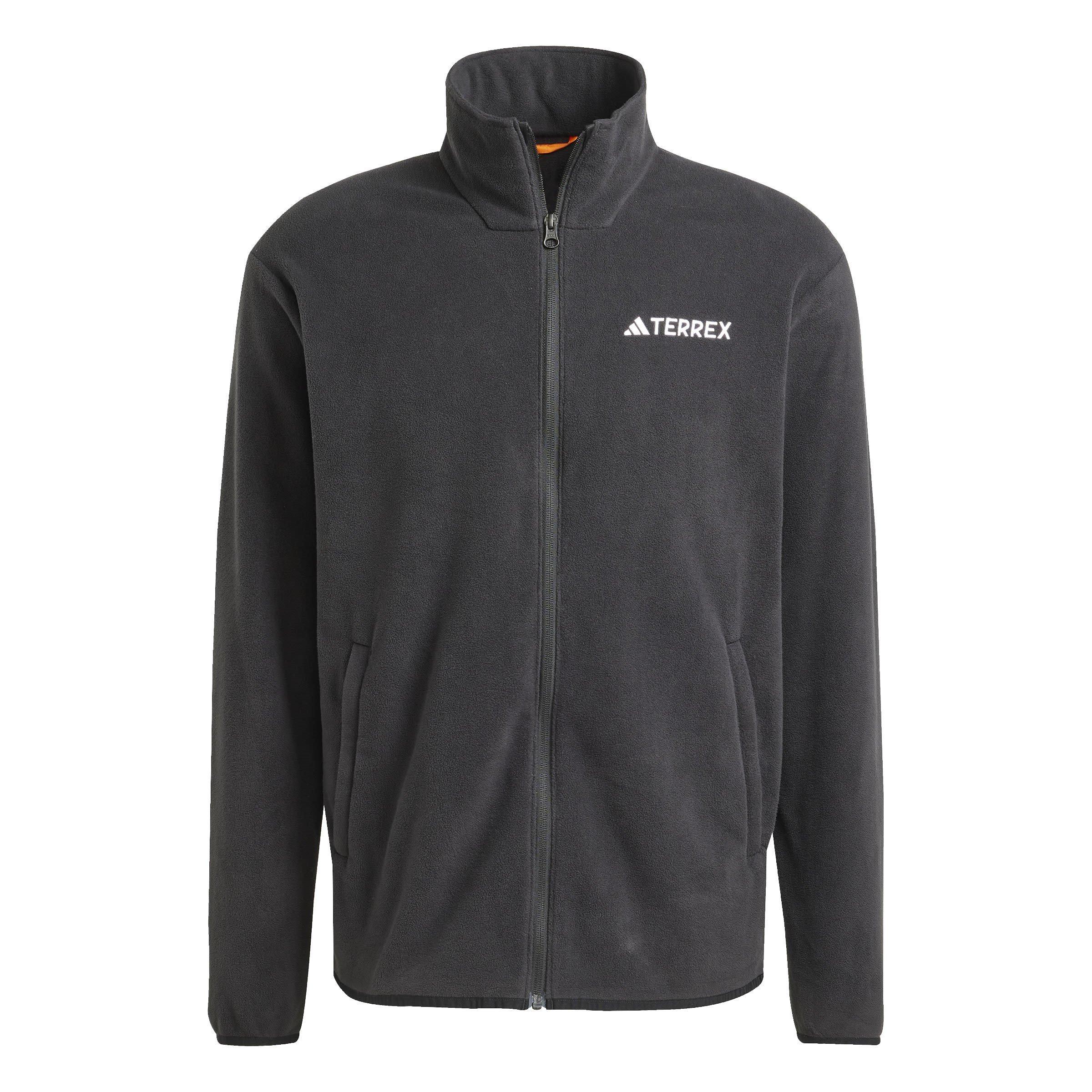 Black - adidas - Multi Essentials Full-Zip Fleece Jacket Mens - 1