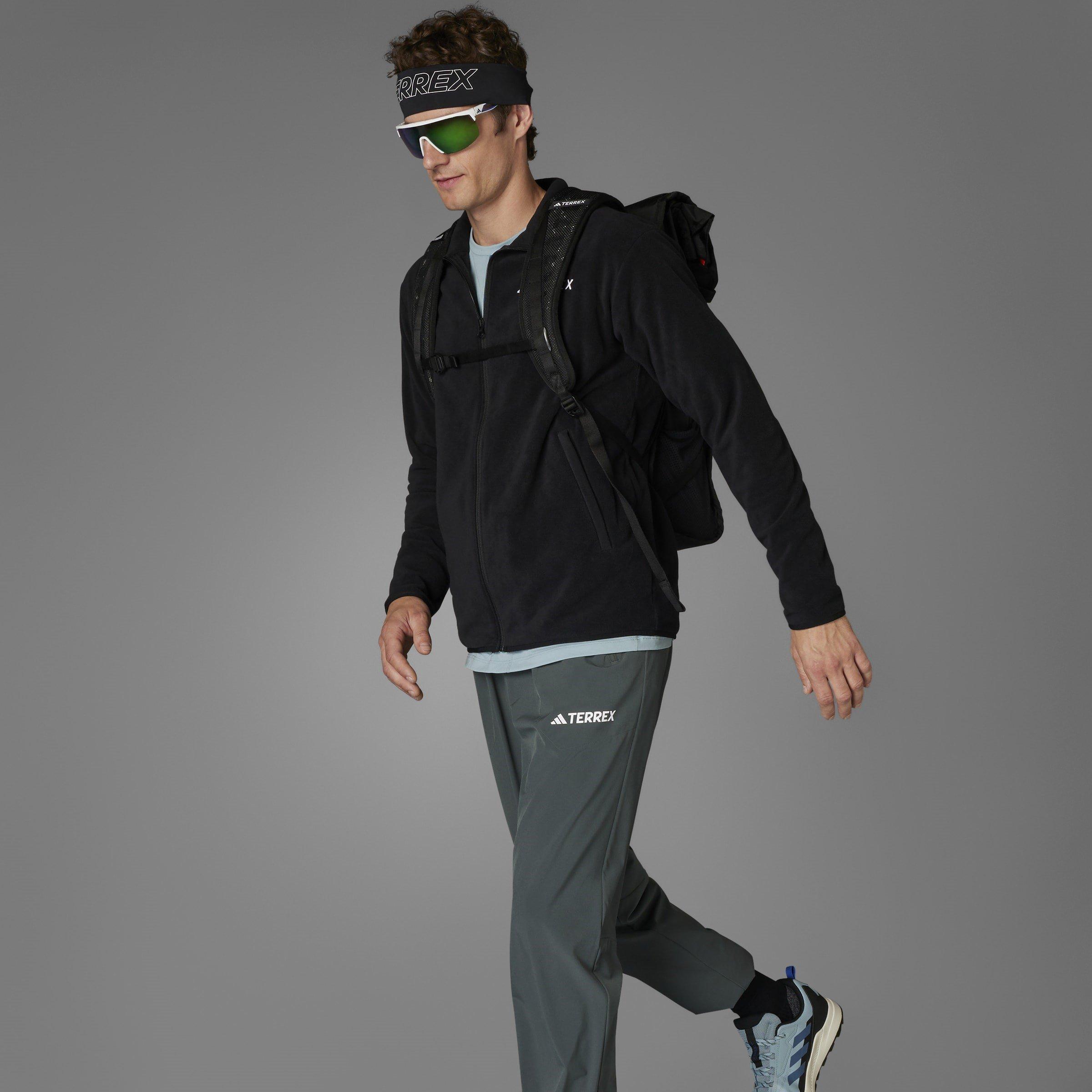 Black - adidas - Multi Essentials Full-Zip Fleece Jacket Mens - 14