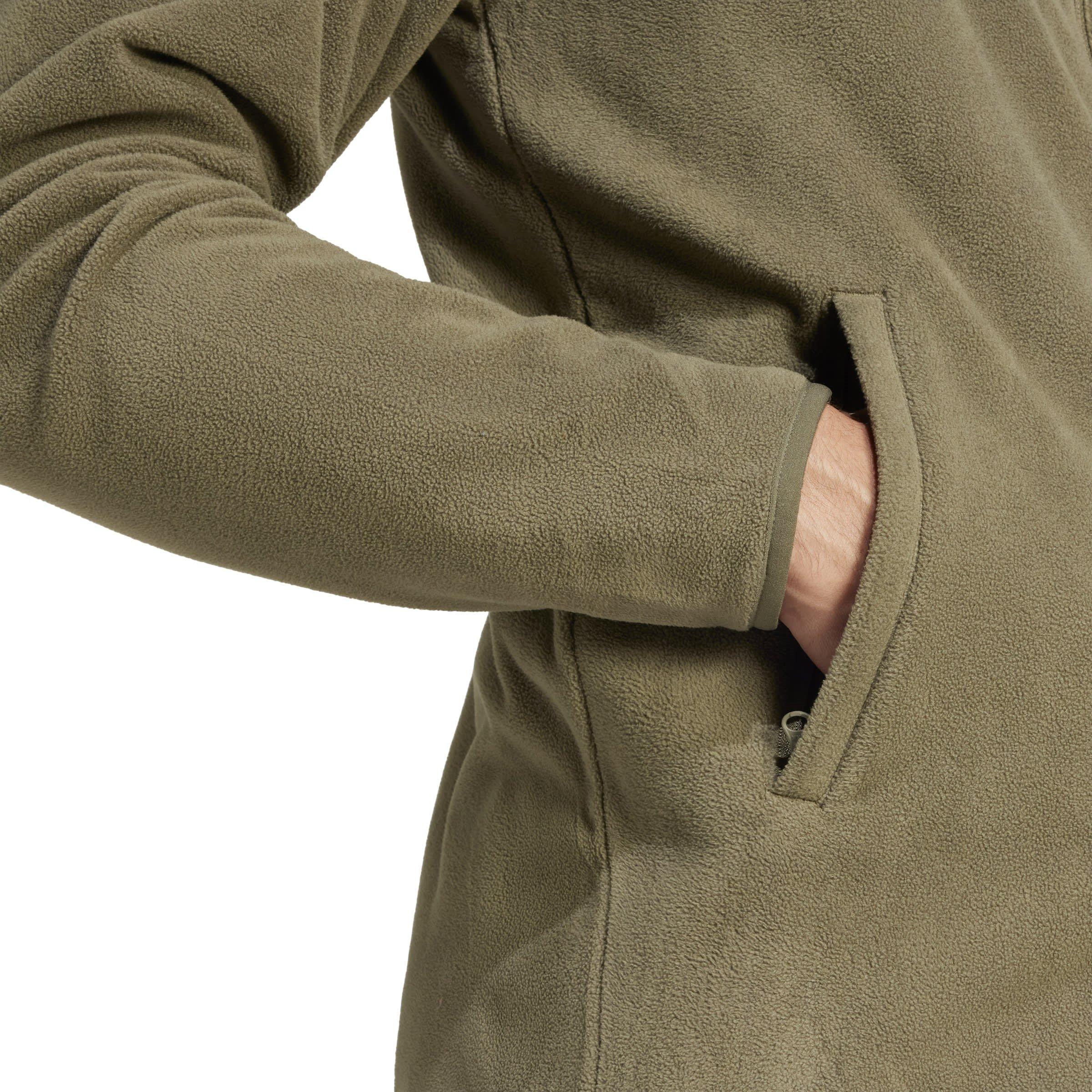 Olive strata - adidas - Multi Essentials Full-Zip Fleece Jacket Mens - 6