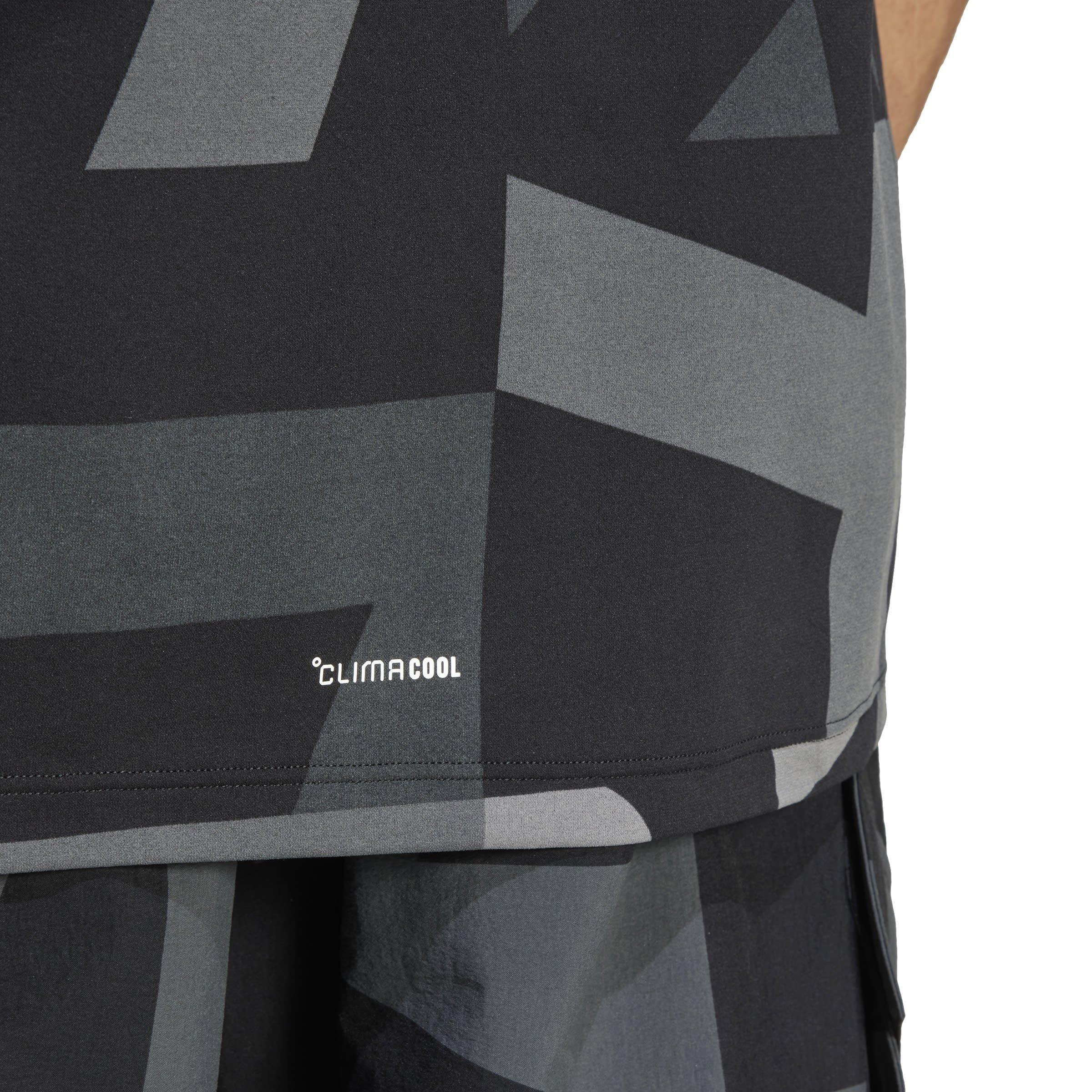 Black/Carbon - adidas - adidas Terrex Multi Climacool Printed Mens Performance T-Shirt - 5